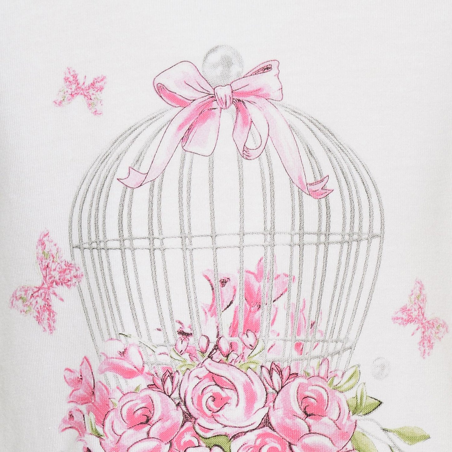 Cage print T-shirt