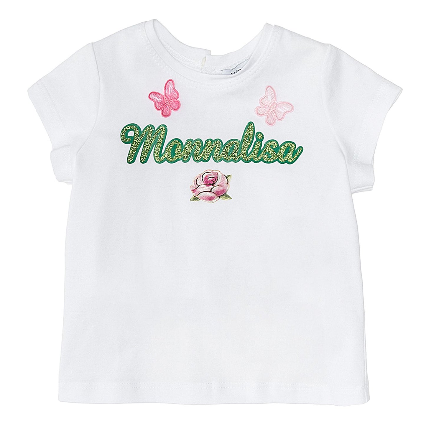 Lurex embroidered T-shirt