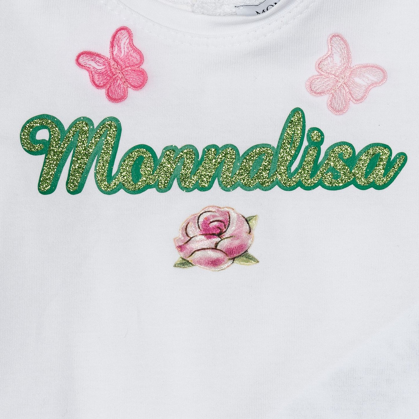 Lurex embroidered T-shirt