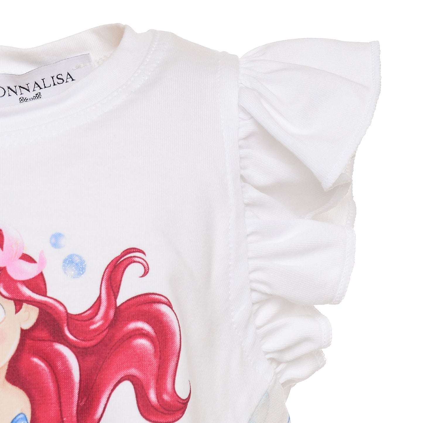 Retro sea print T-shirt