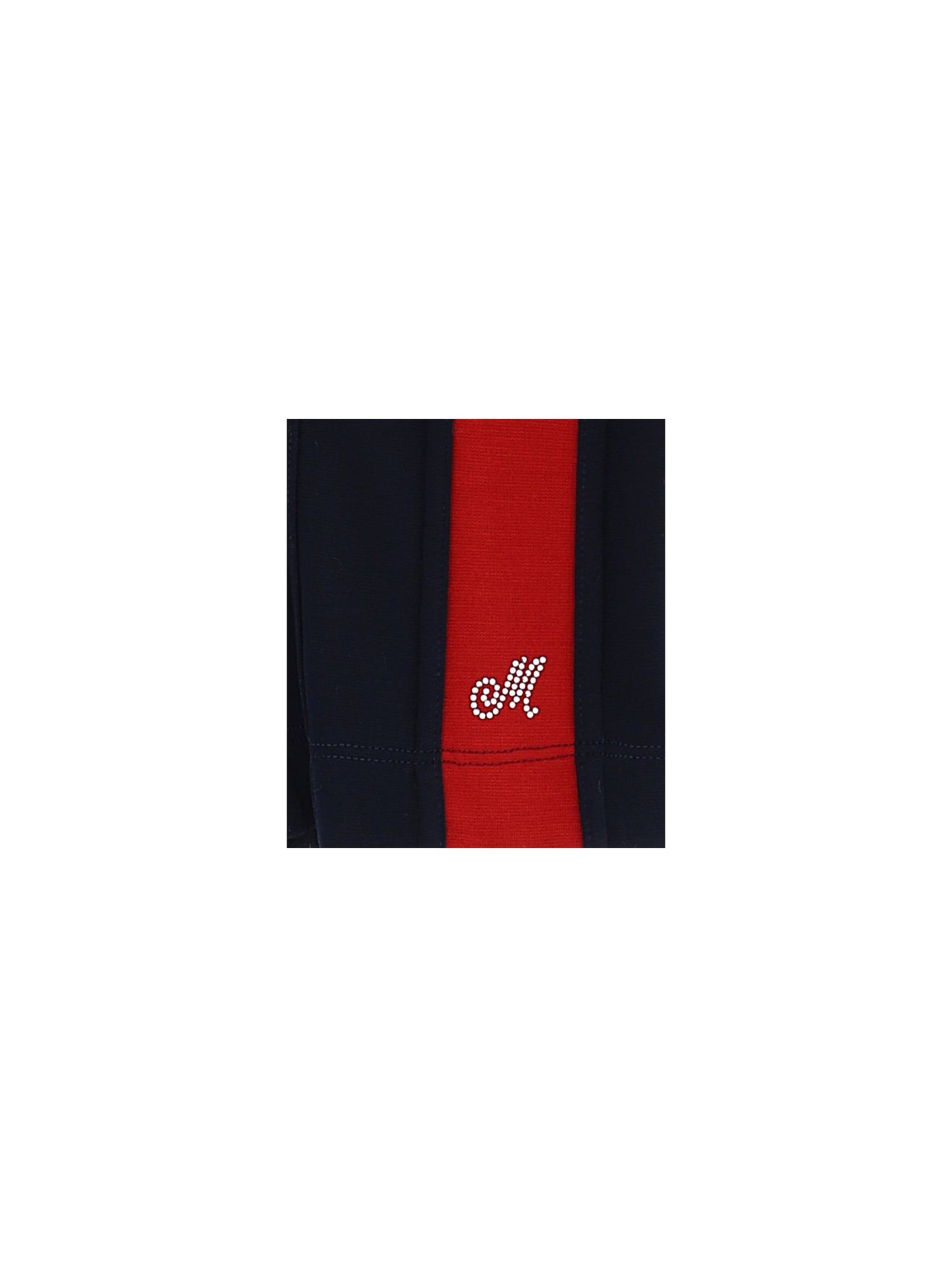 Milanese stitch trousers with side bands