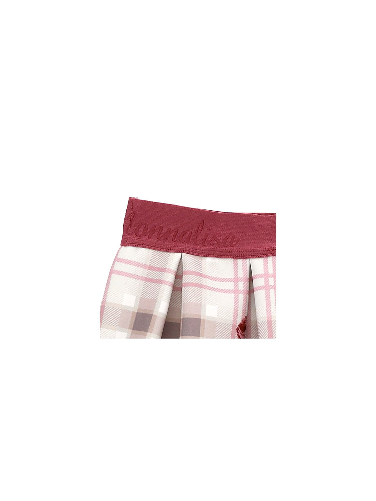 Neoprene skirt with teddy print