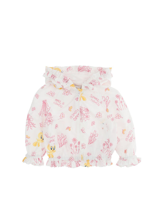 Titti technical fabric windbreaker jacket