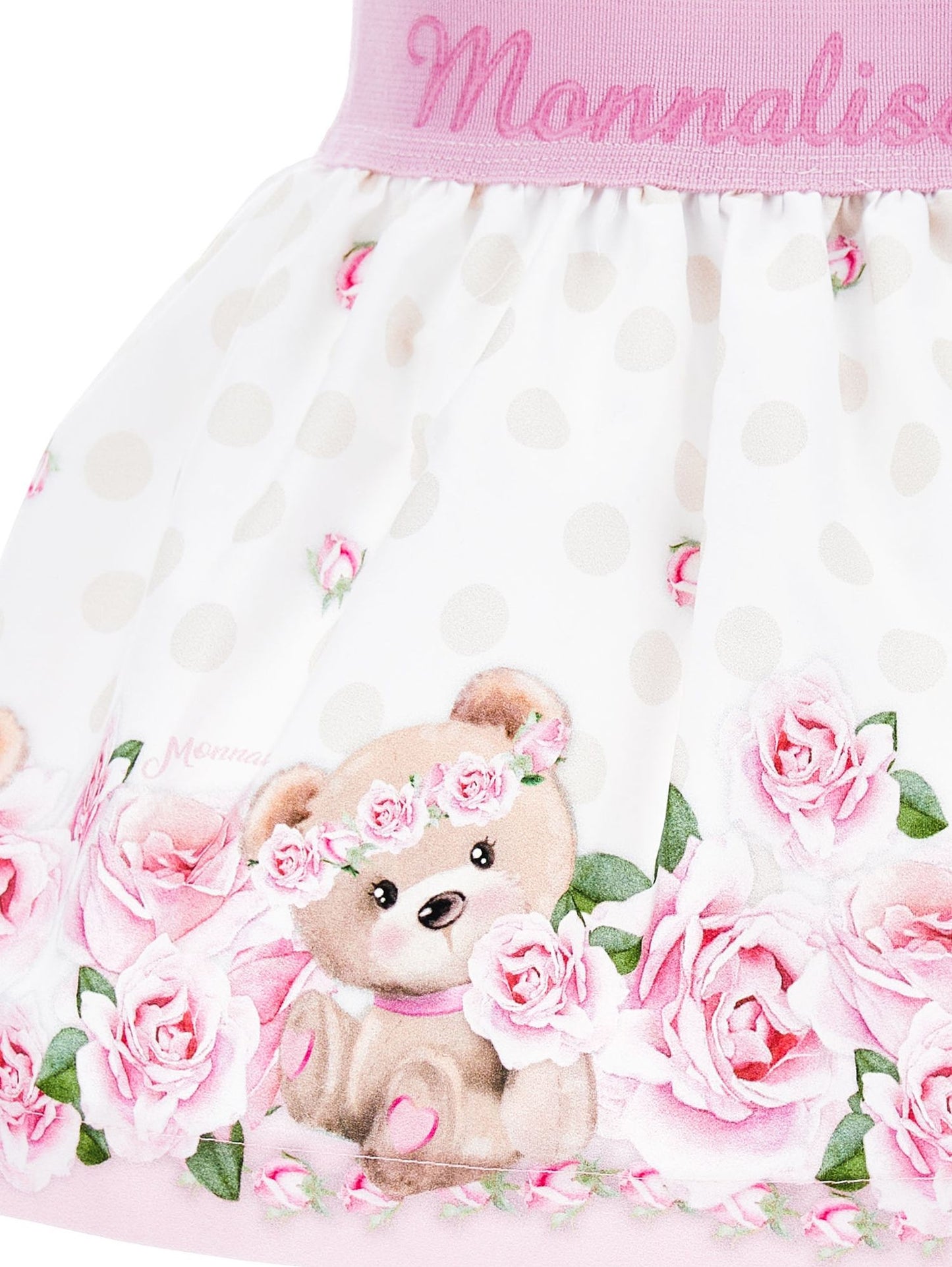 Cotton skirt with logo elastic