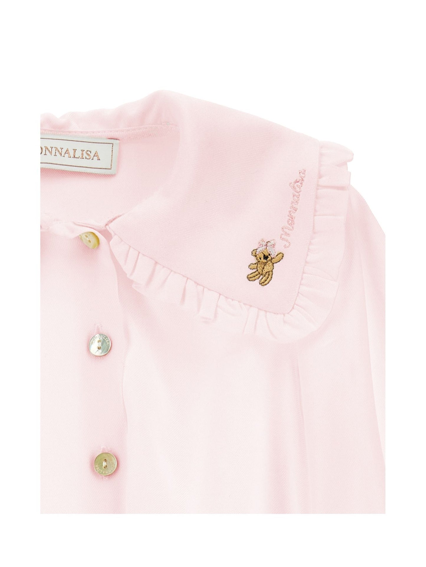 Embroidered twill shirt