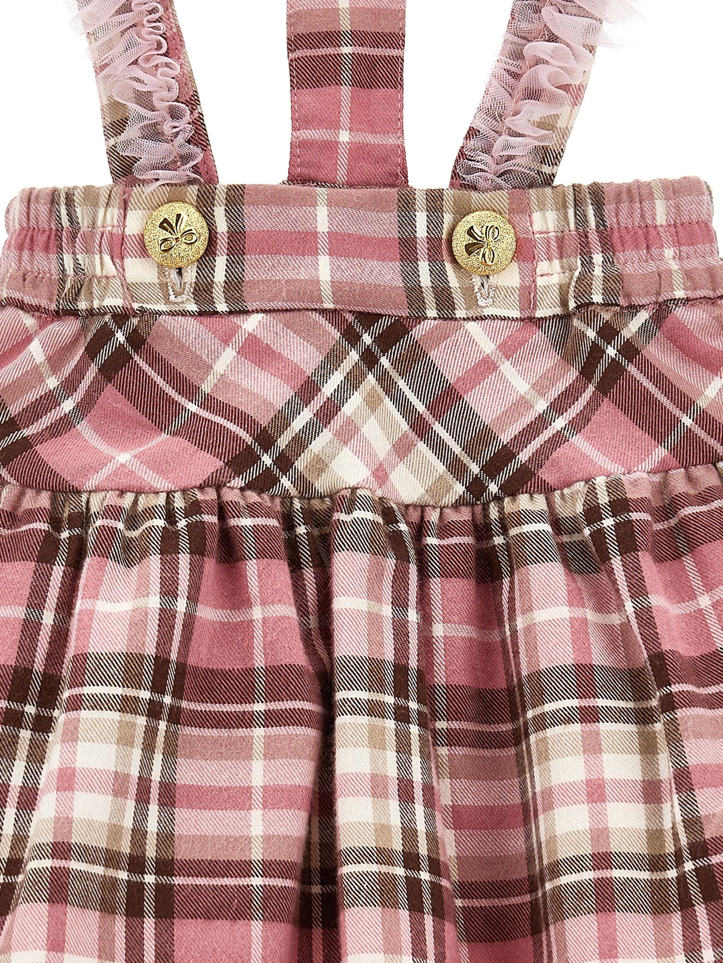 Tartan twill skirt