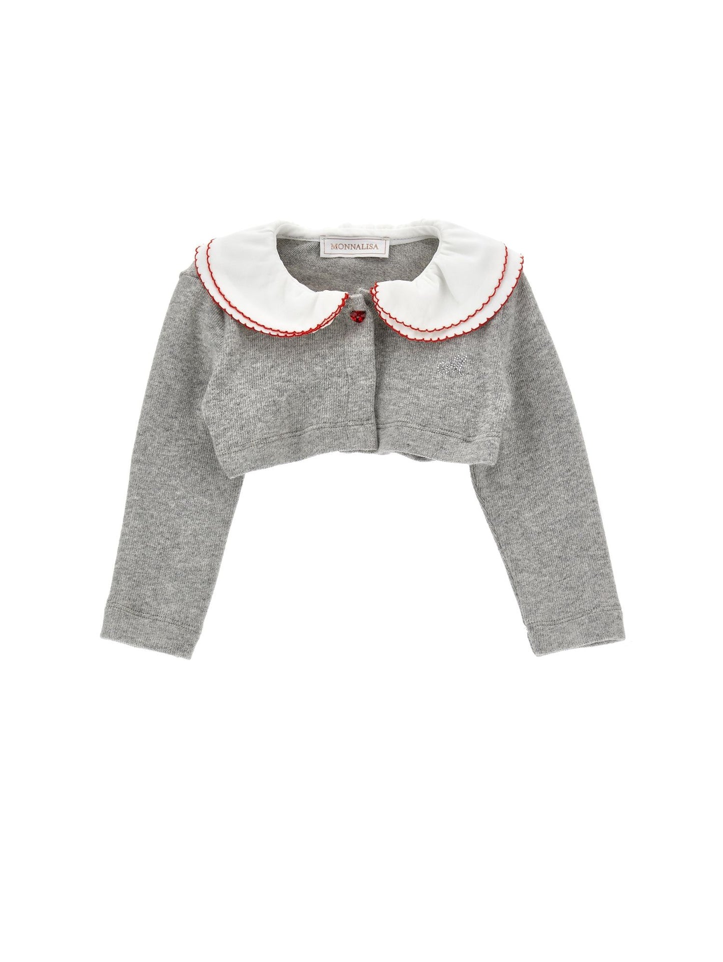 Cotton angora wrap with collar