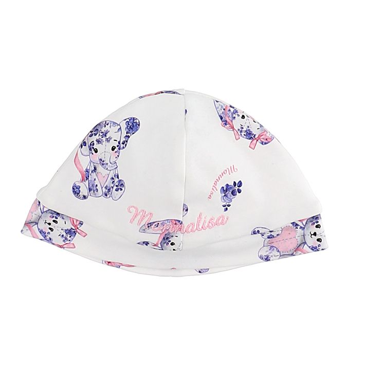 Animal print baby hat