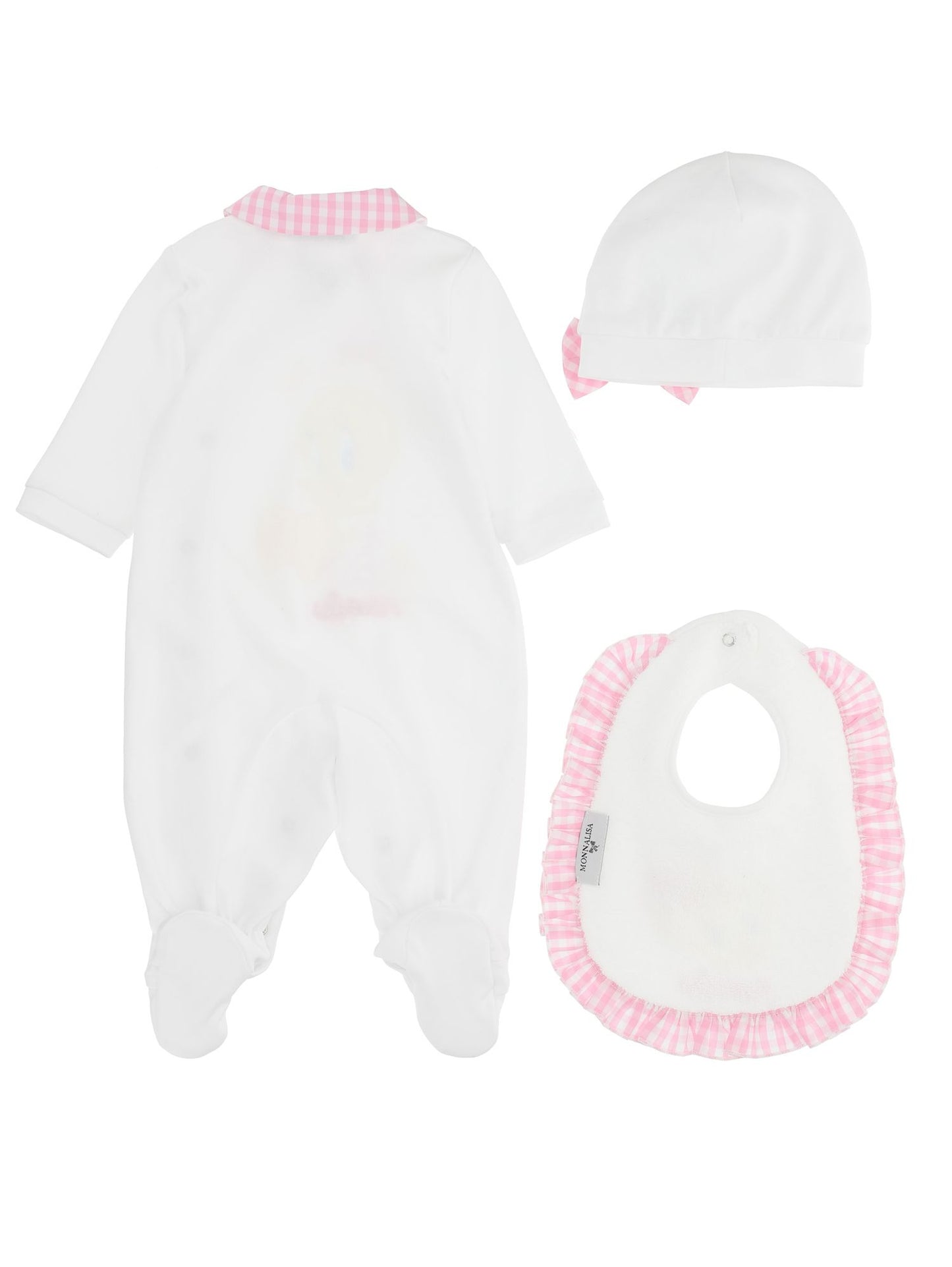 Layette set - onesie, bib, hat, Tweety