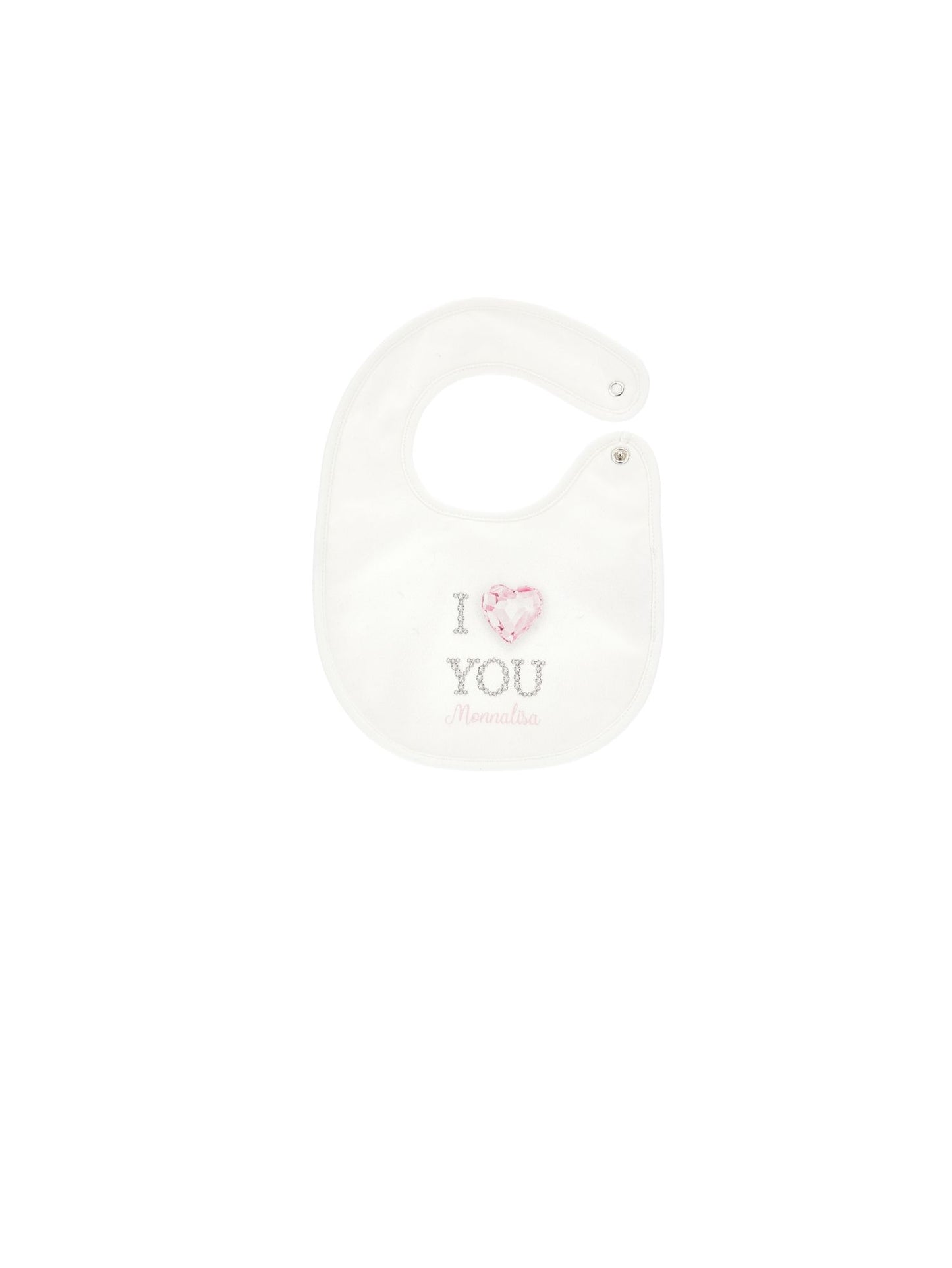 Bavaglino cotone I love you