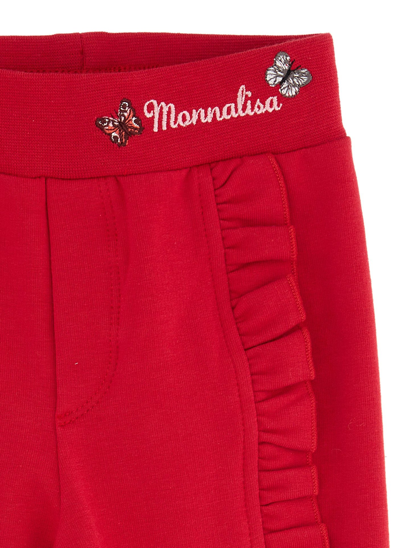 Jogger sweatshirt with frills