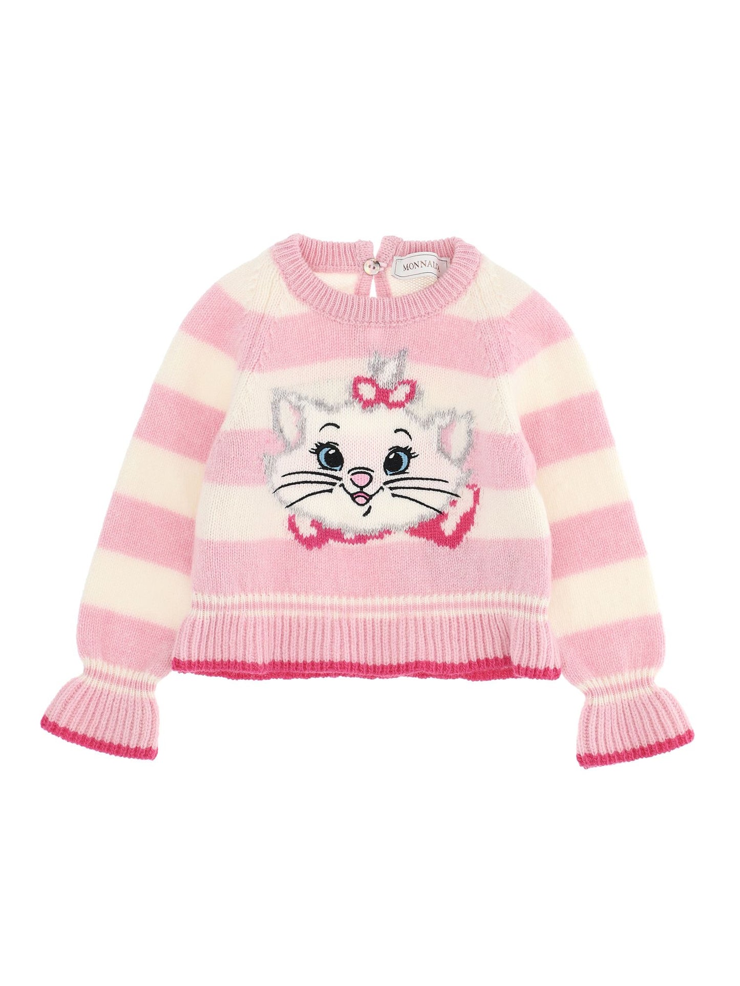 Pullover righe intarsio Aristogatti