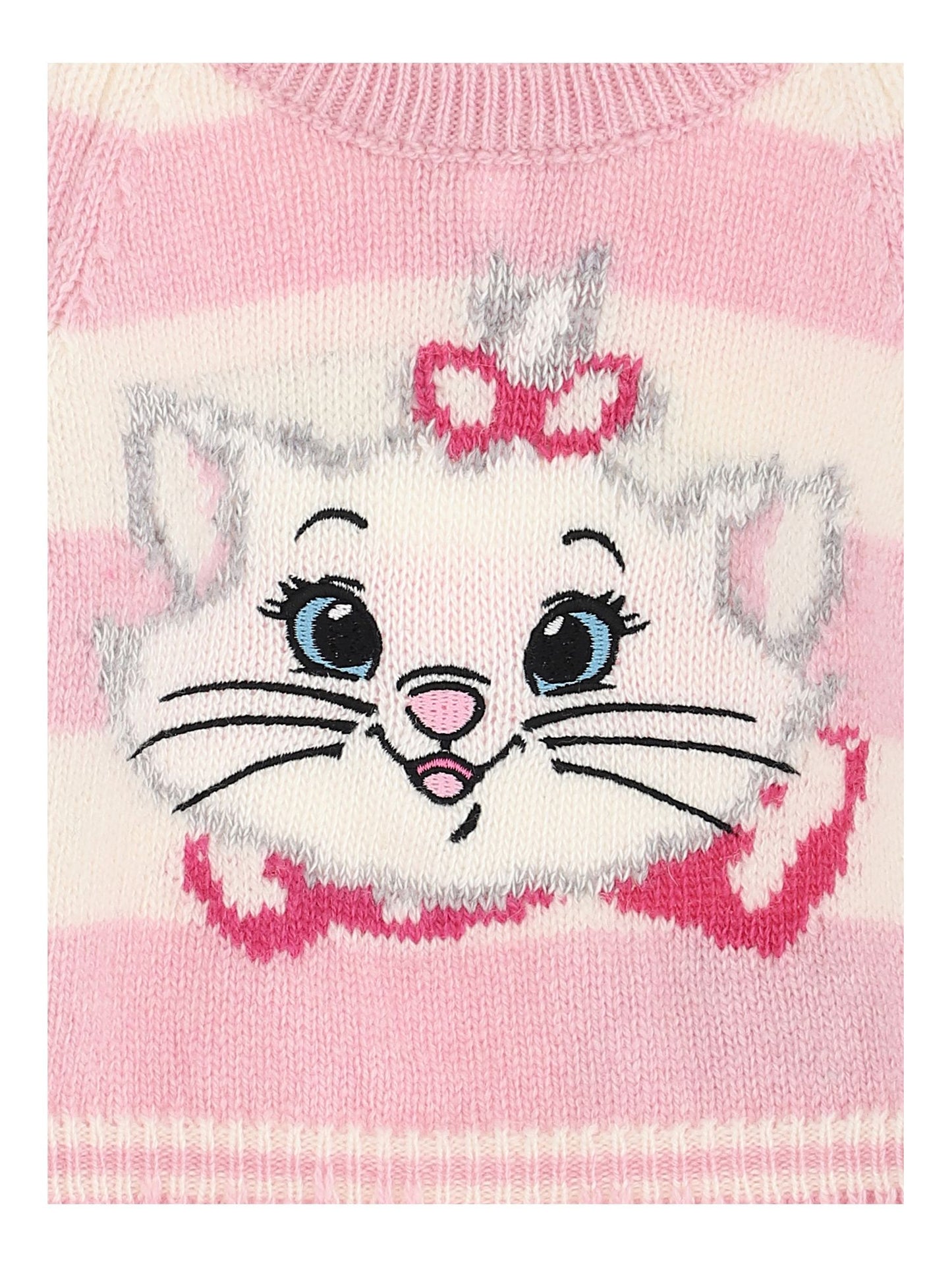 Pullover righe intarsio Aristogatti