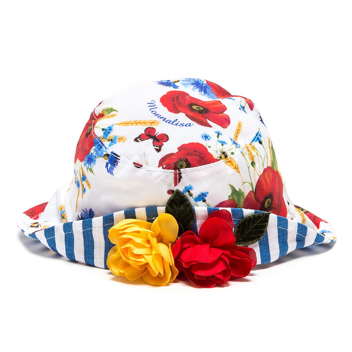 Poppy and striped hat