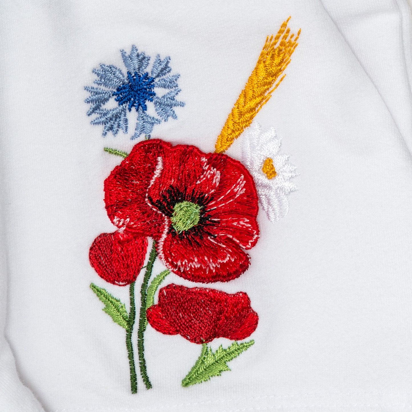 Embroidered sweatshirt shorts