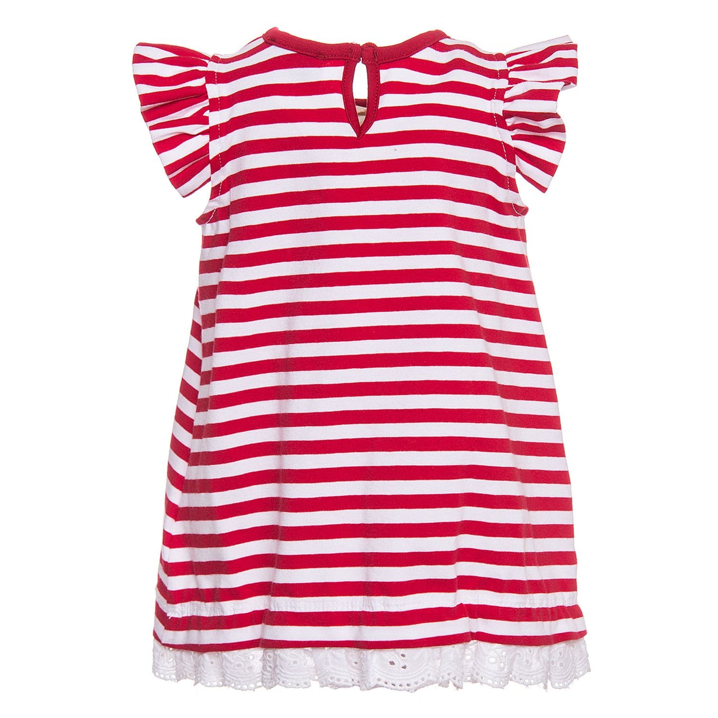 Striped lace dress