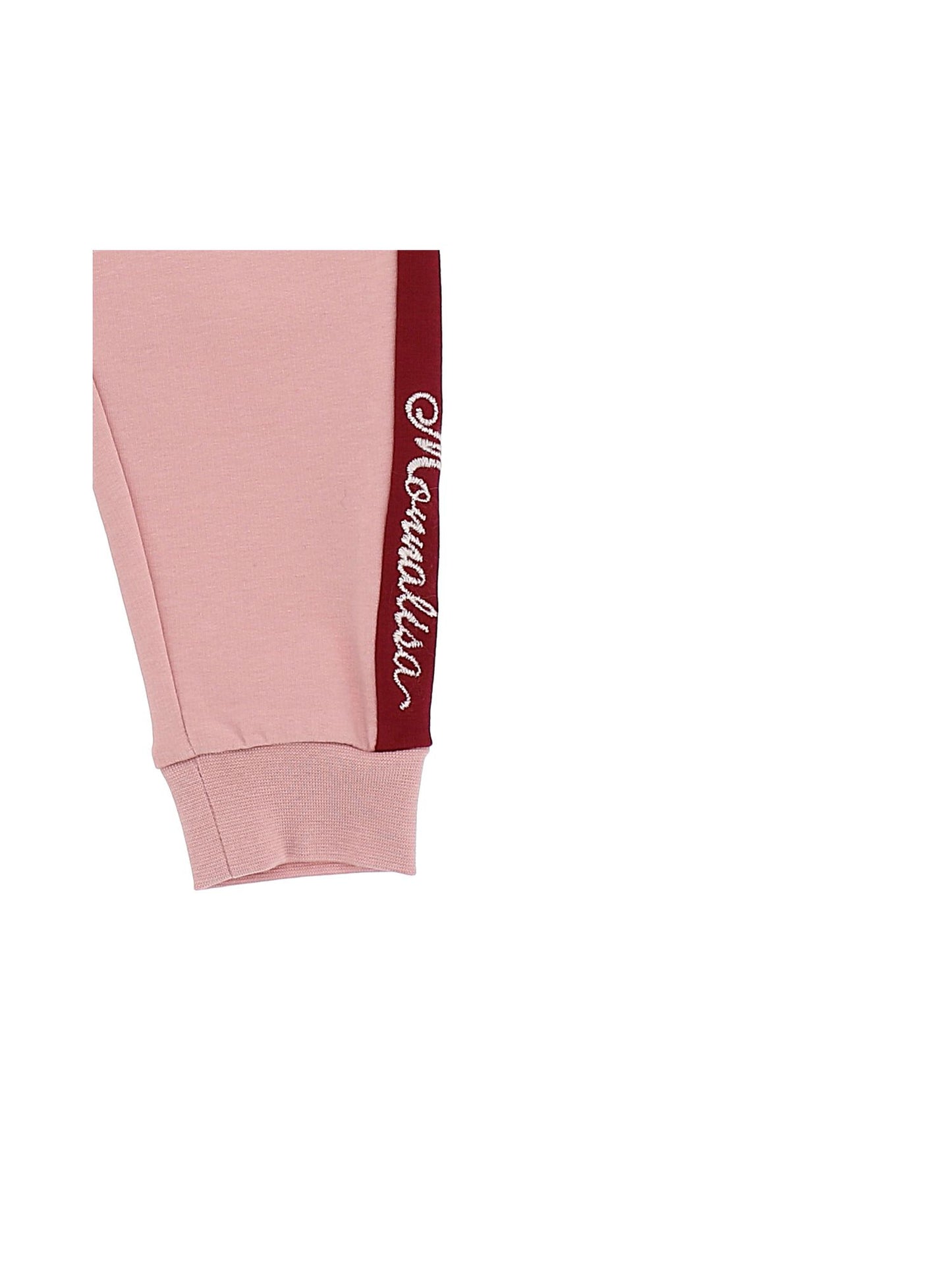 Cotton sweatpants with stripes