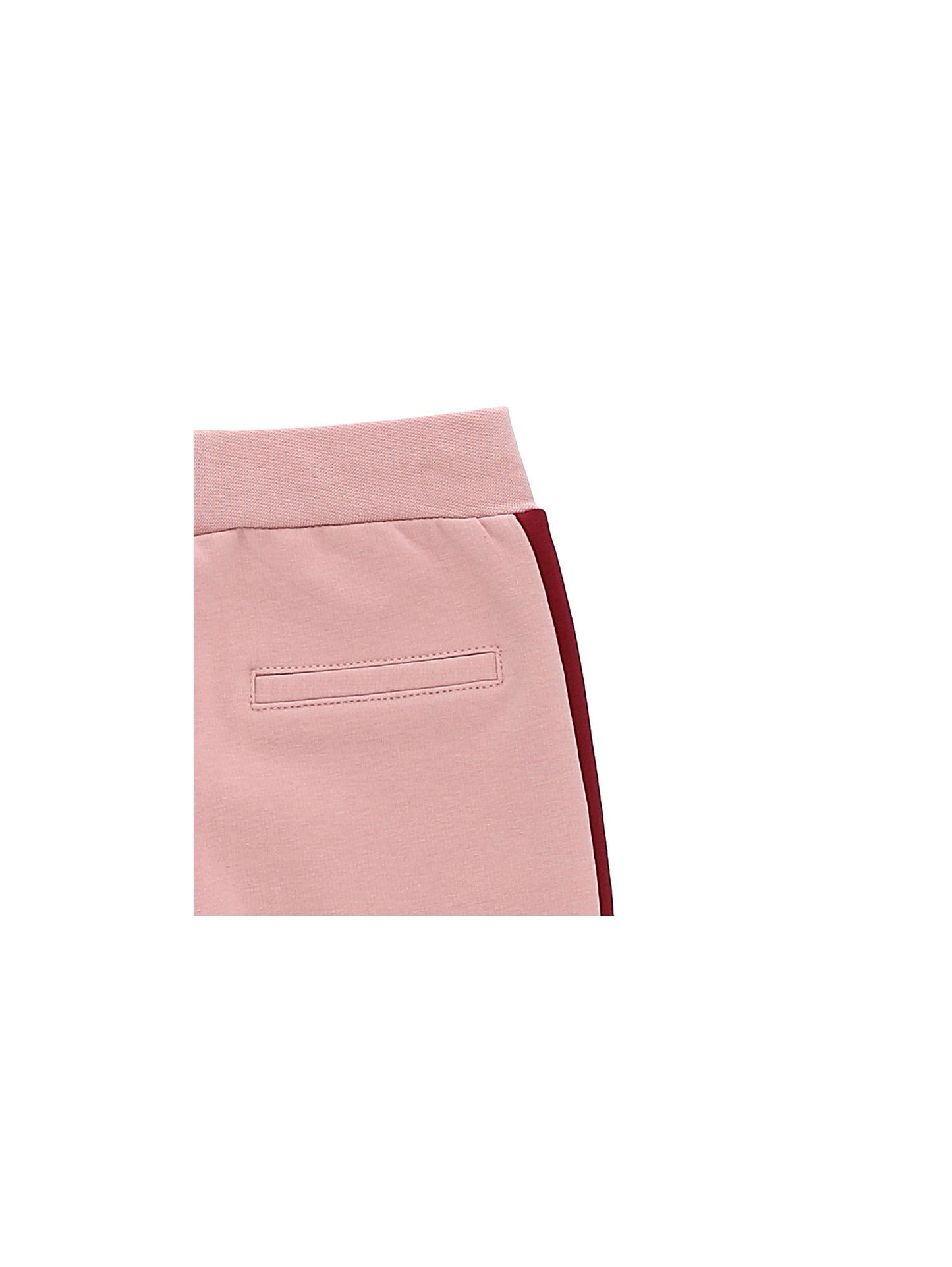 Cotton sweatpants with stripes