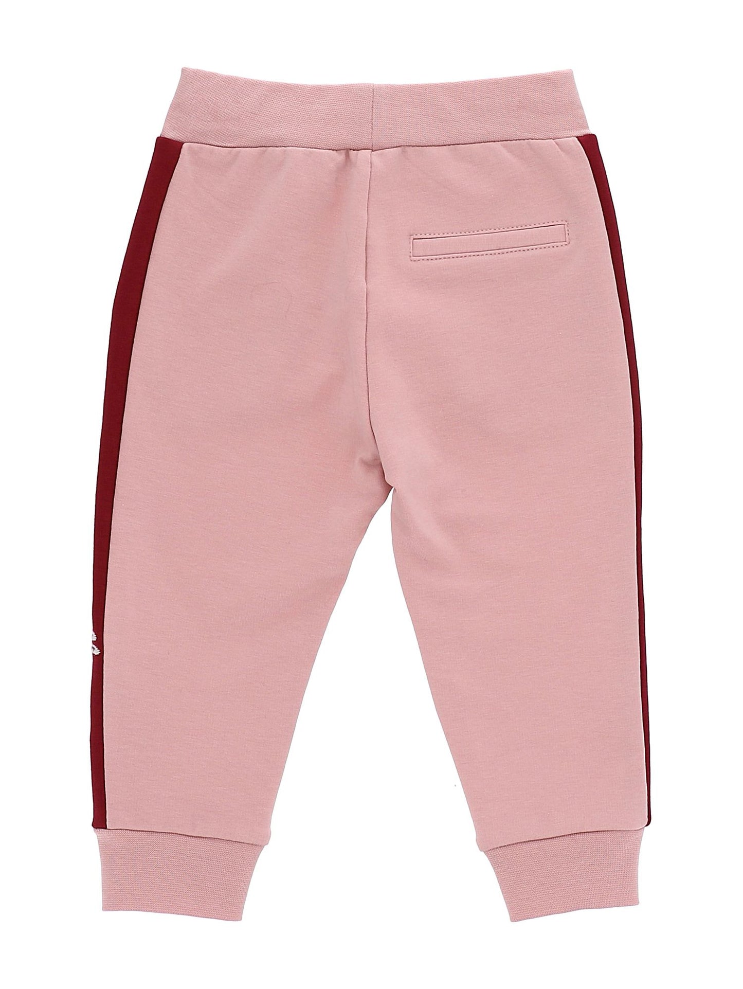Cotton sweatpants with stripes