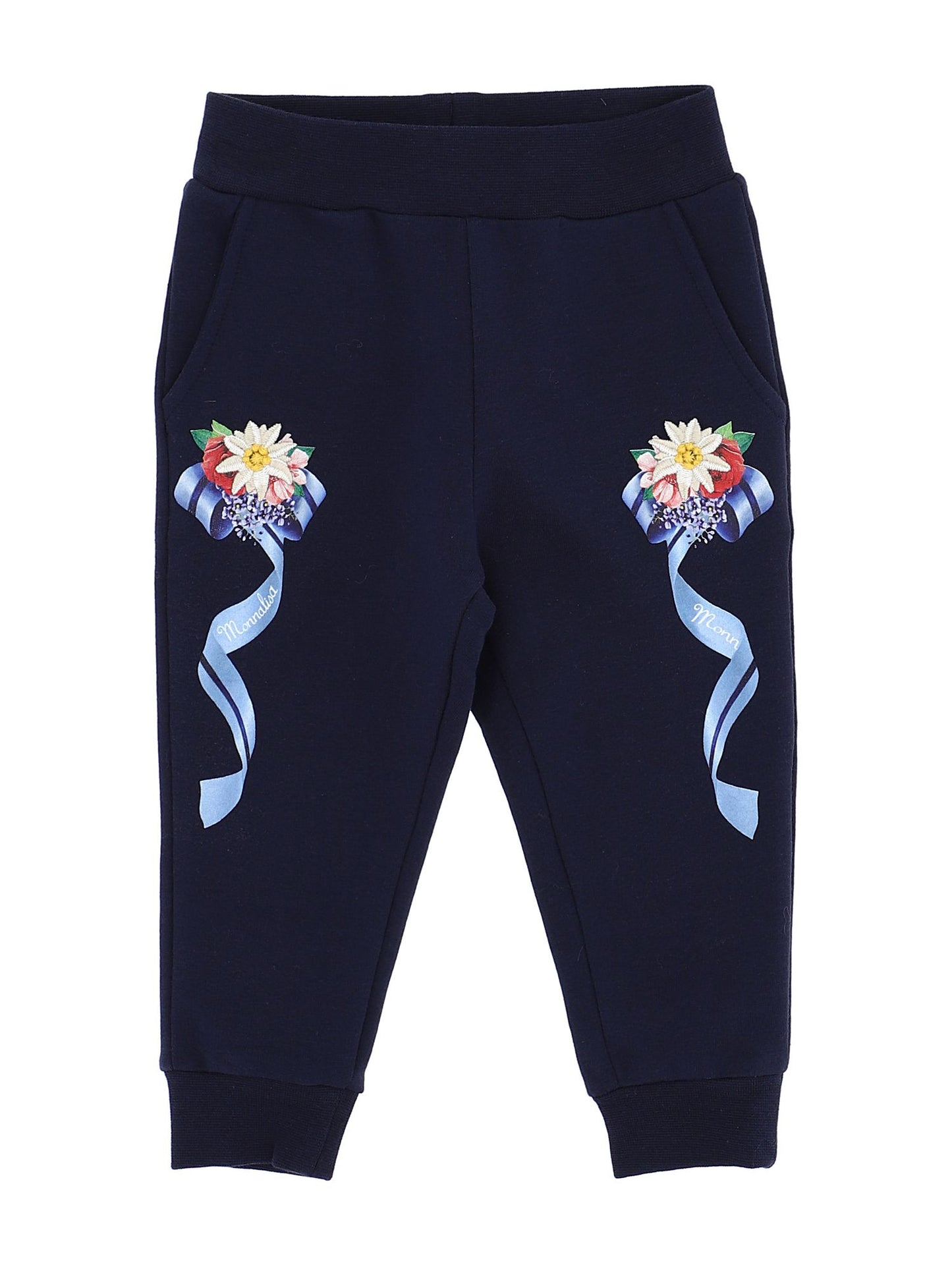Joggings in fleece cotton with prints
