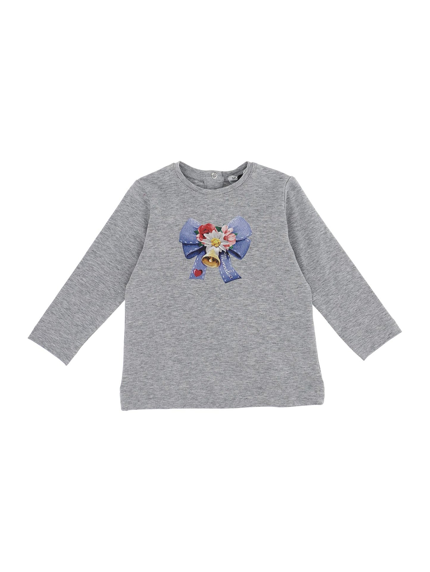 Jersey bow T-shirt