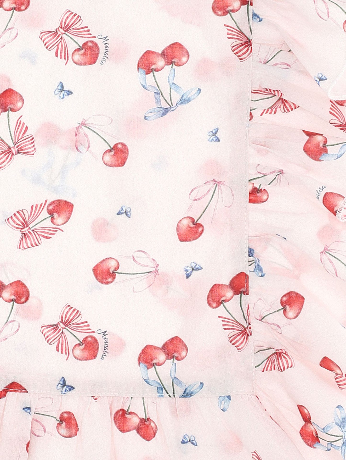 Cherry print muslin kaftan