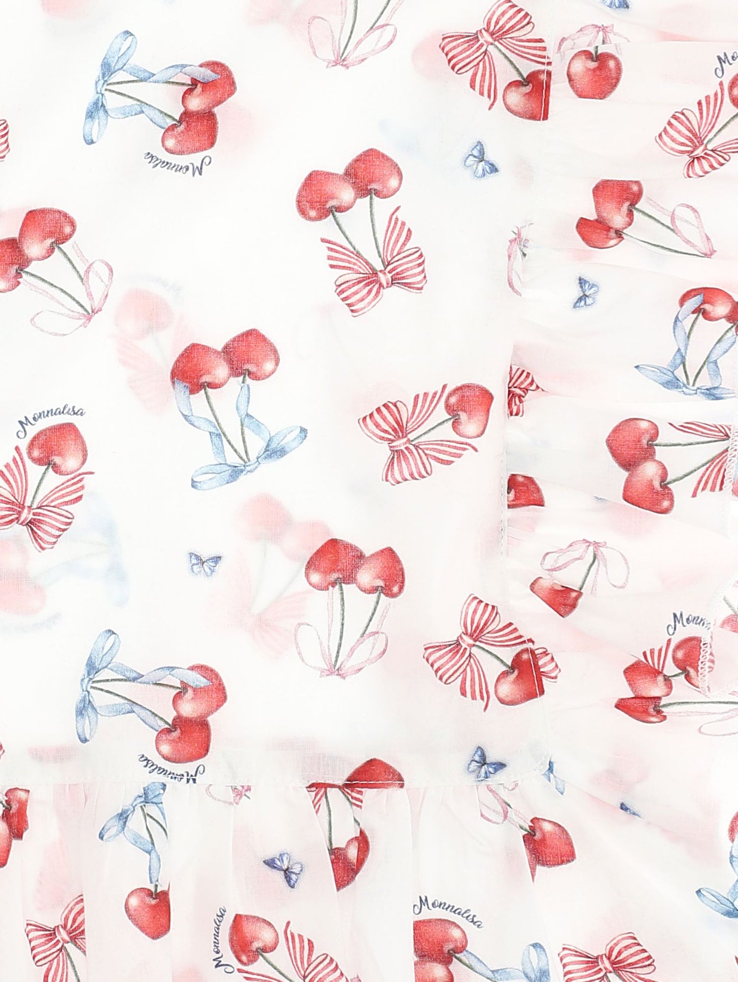Cherry Print Muslin Kaftan