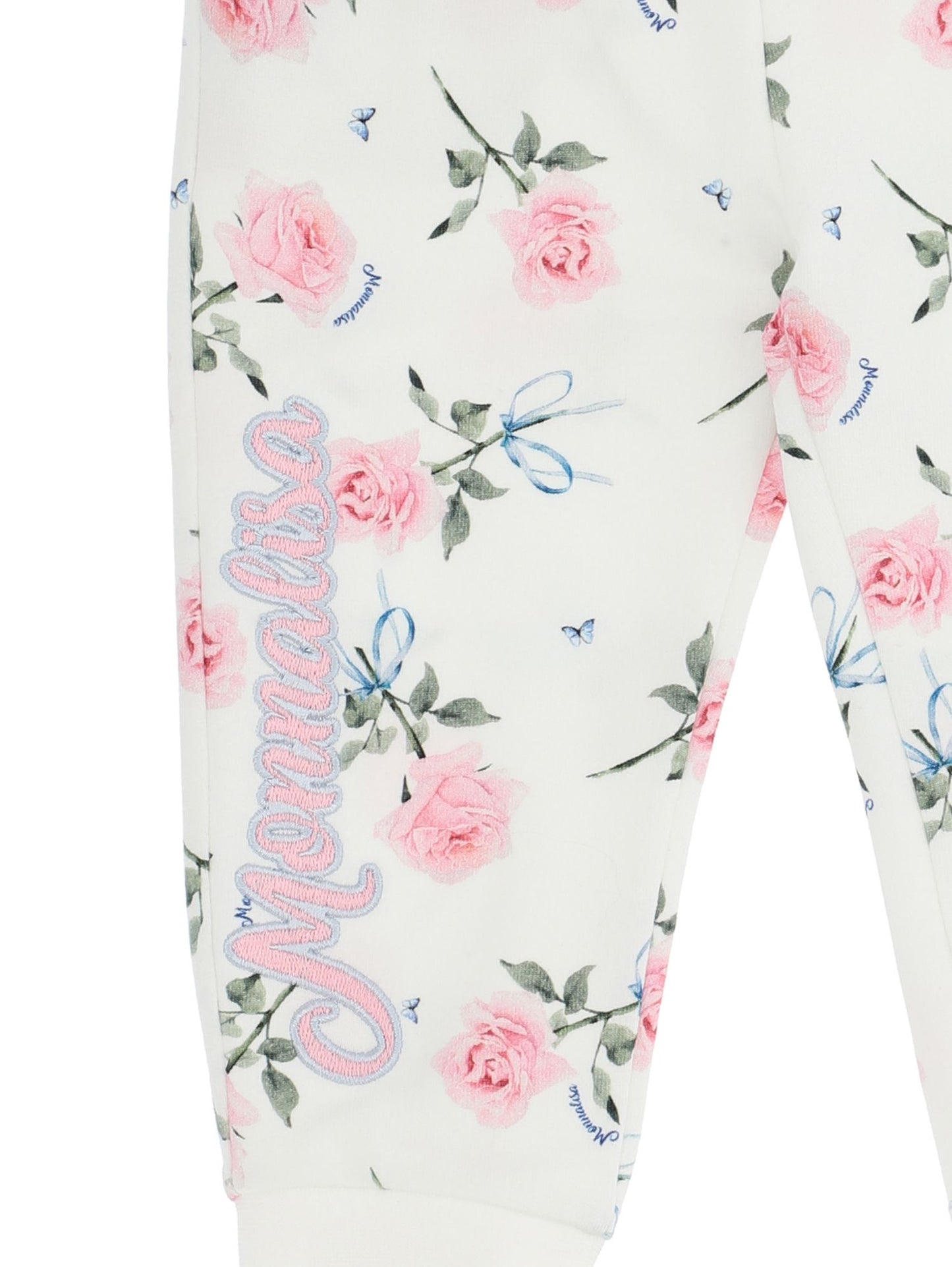 Jogger sweatshirt rose print