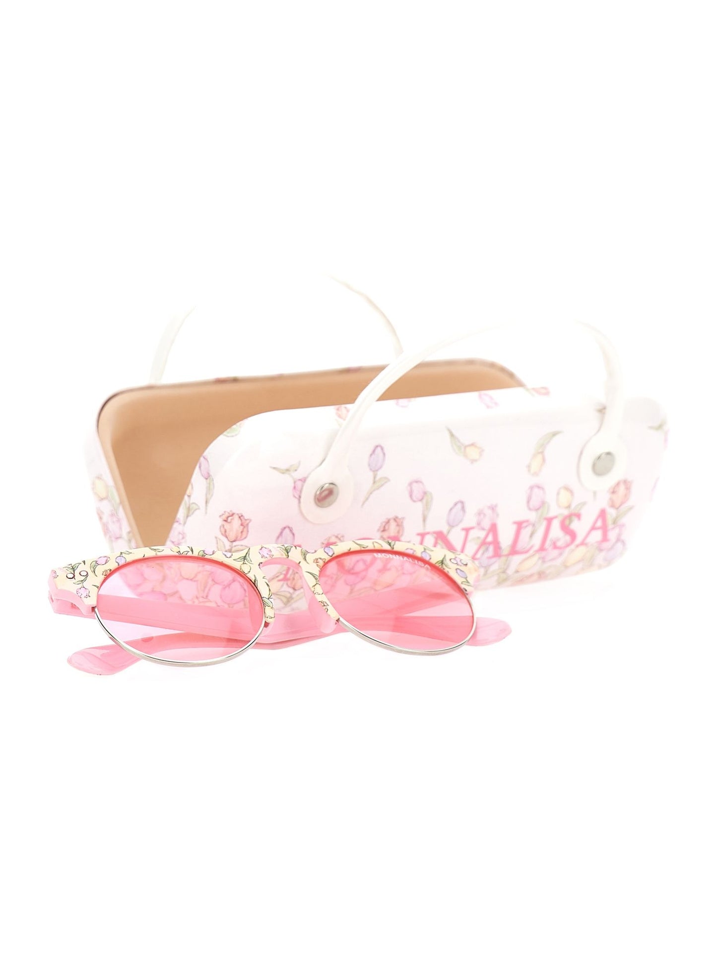 Sonnenbrille mit Tulpen