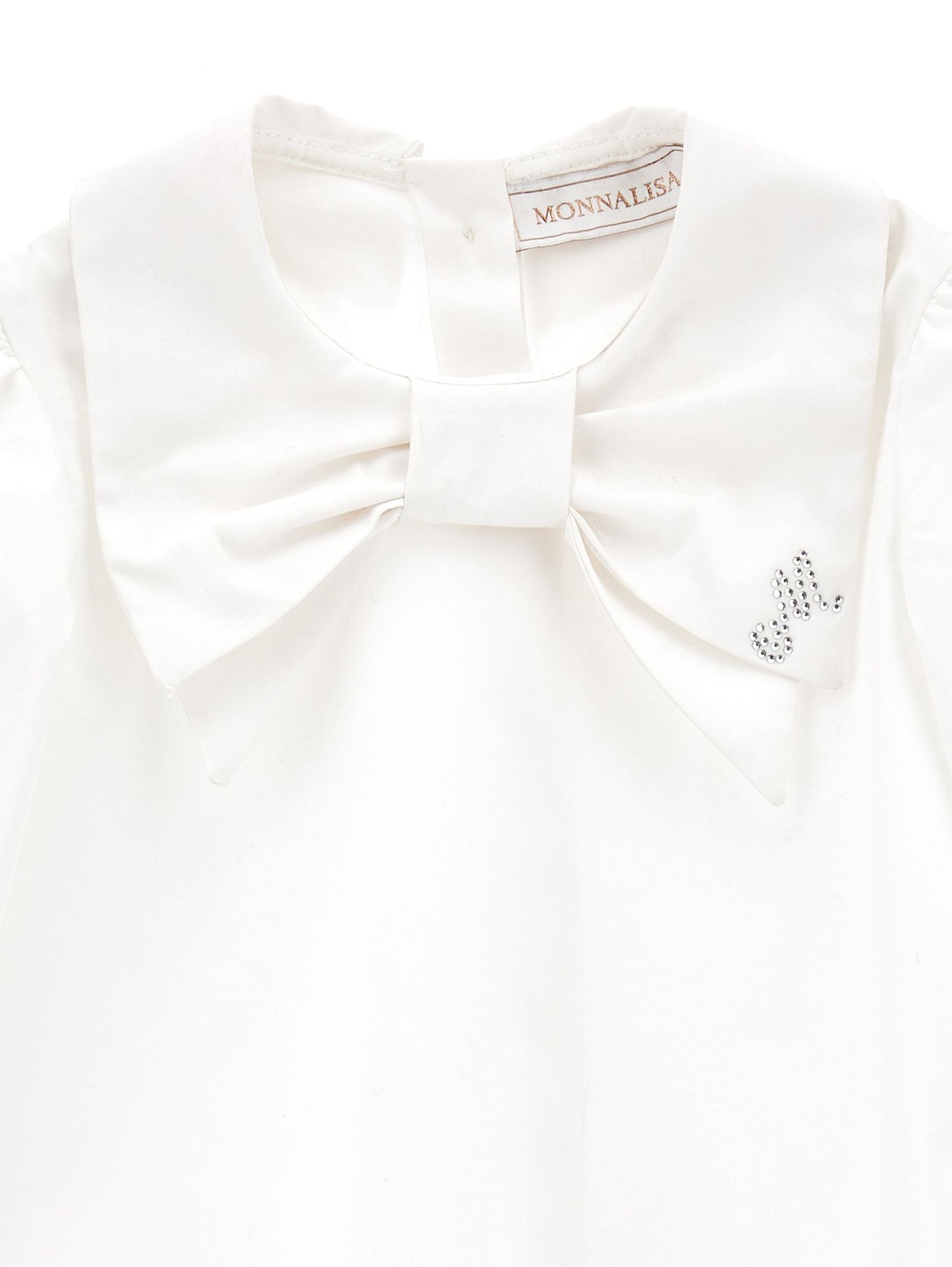 Poplin shirt with bow