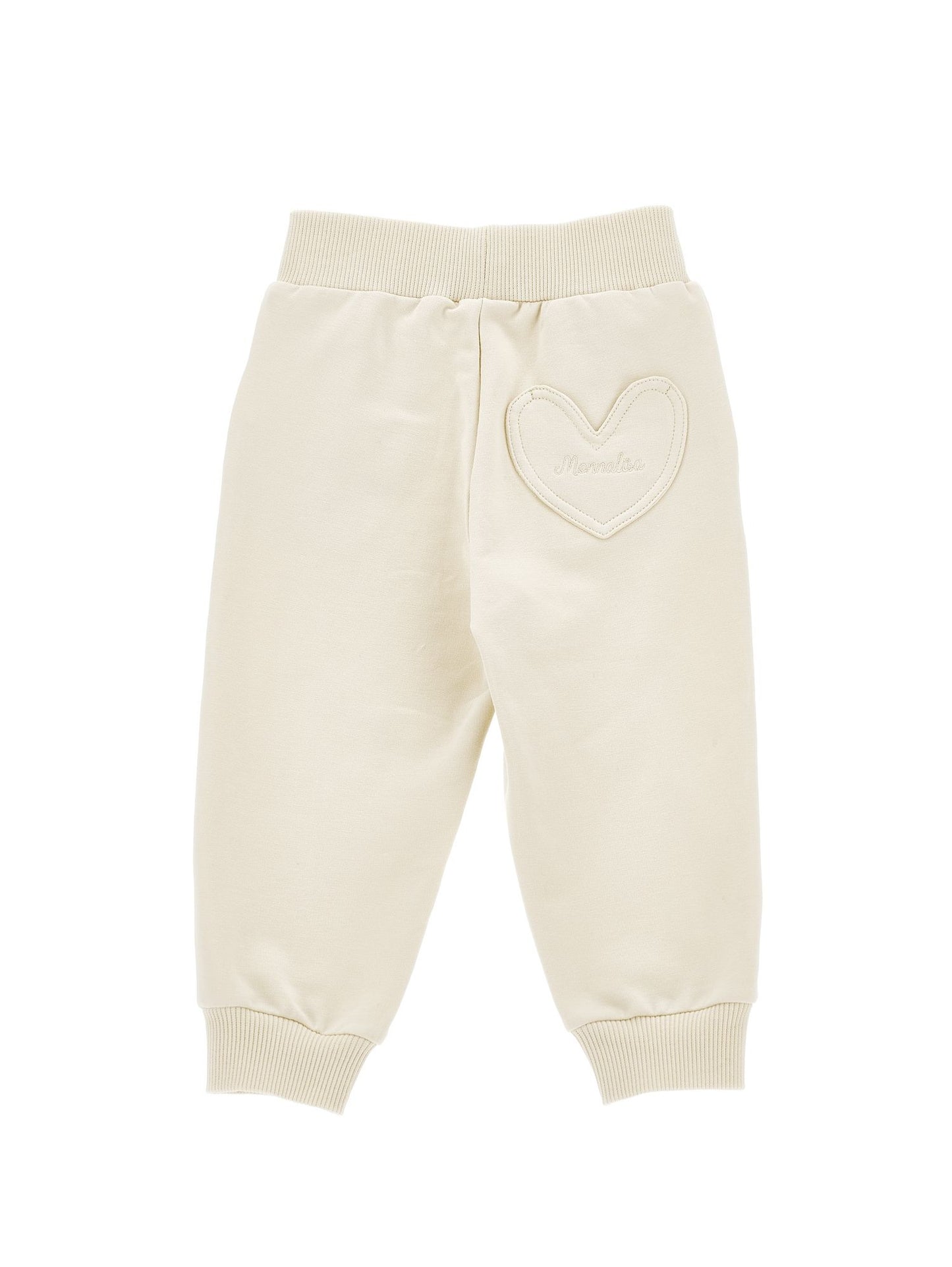 Fleece jogger with heart pocket