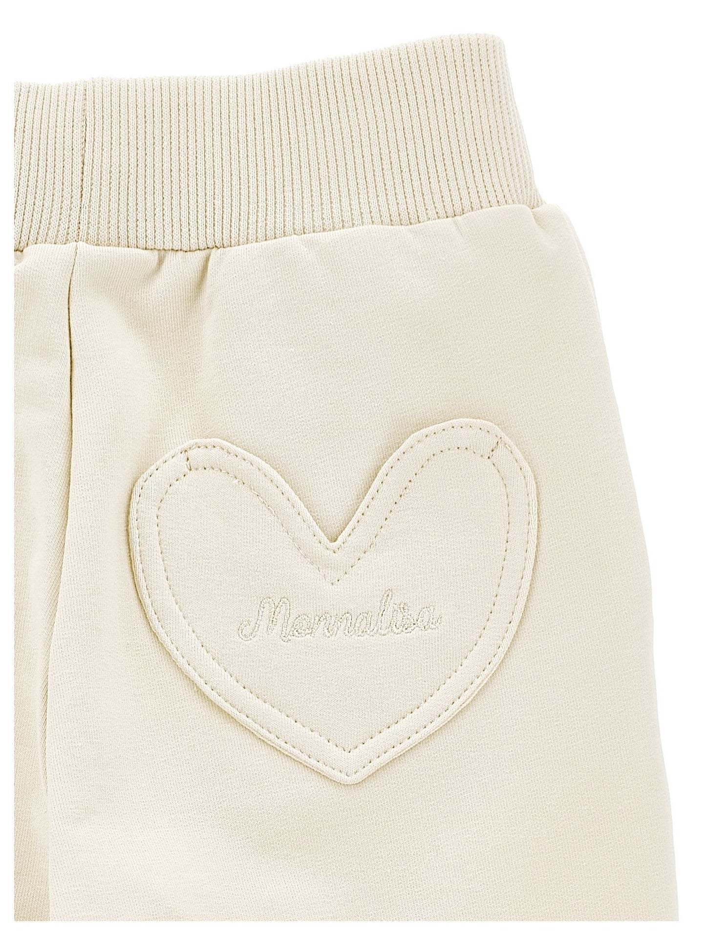 Fleece jogger with heart pocket