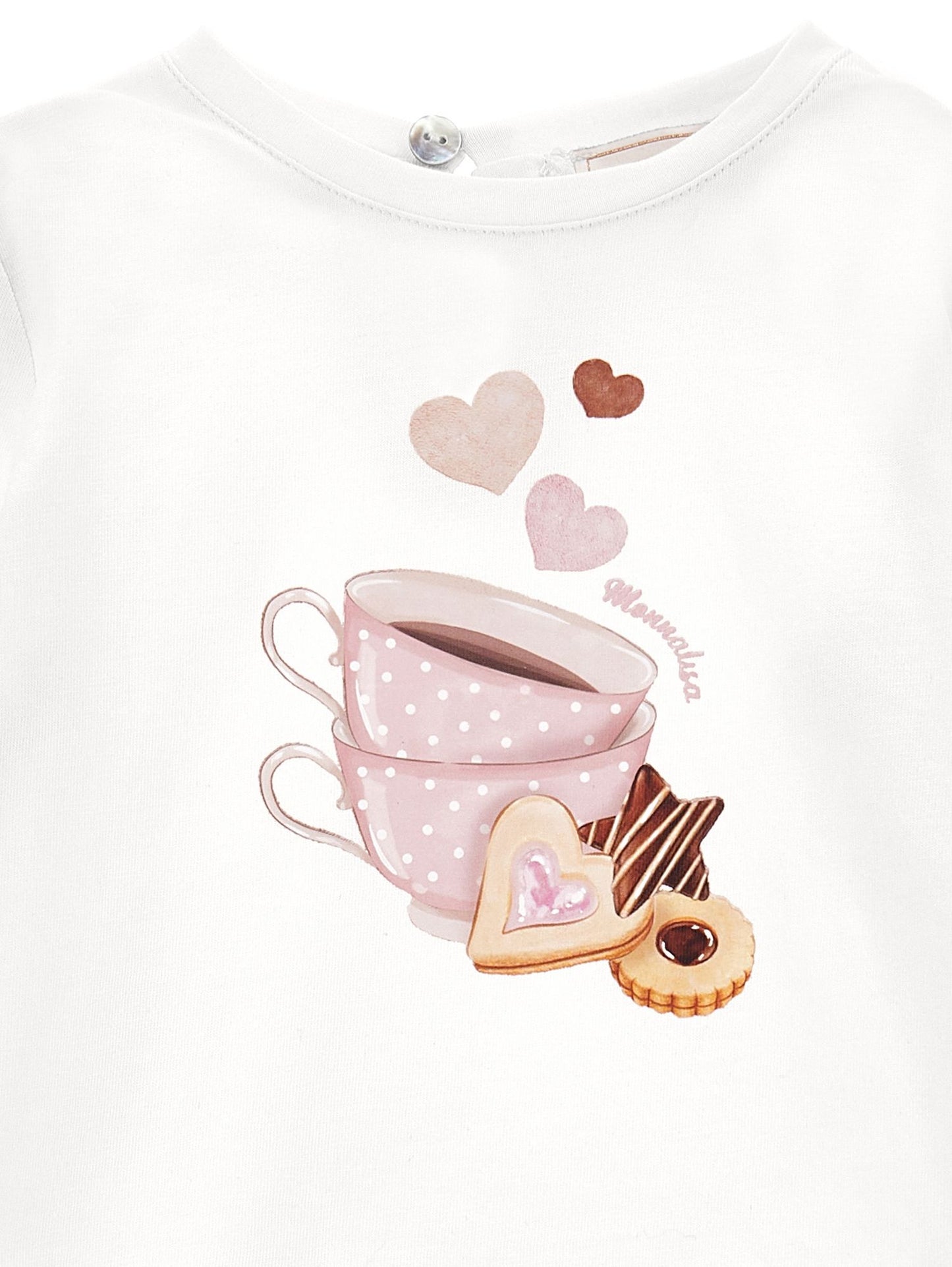Jersey T-shirt with sweet print