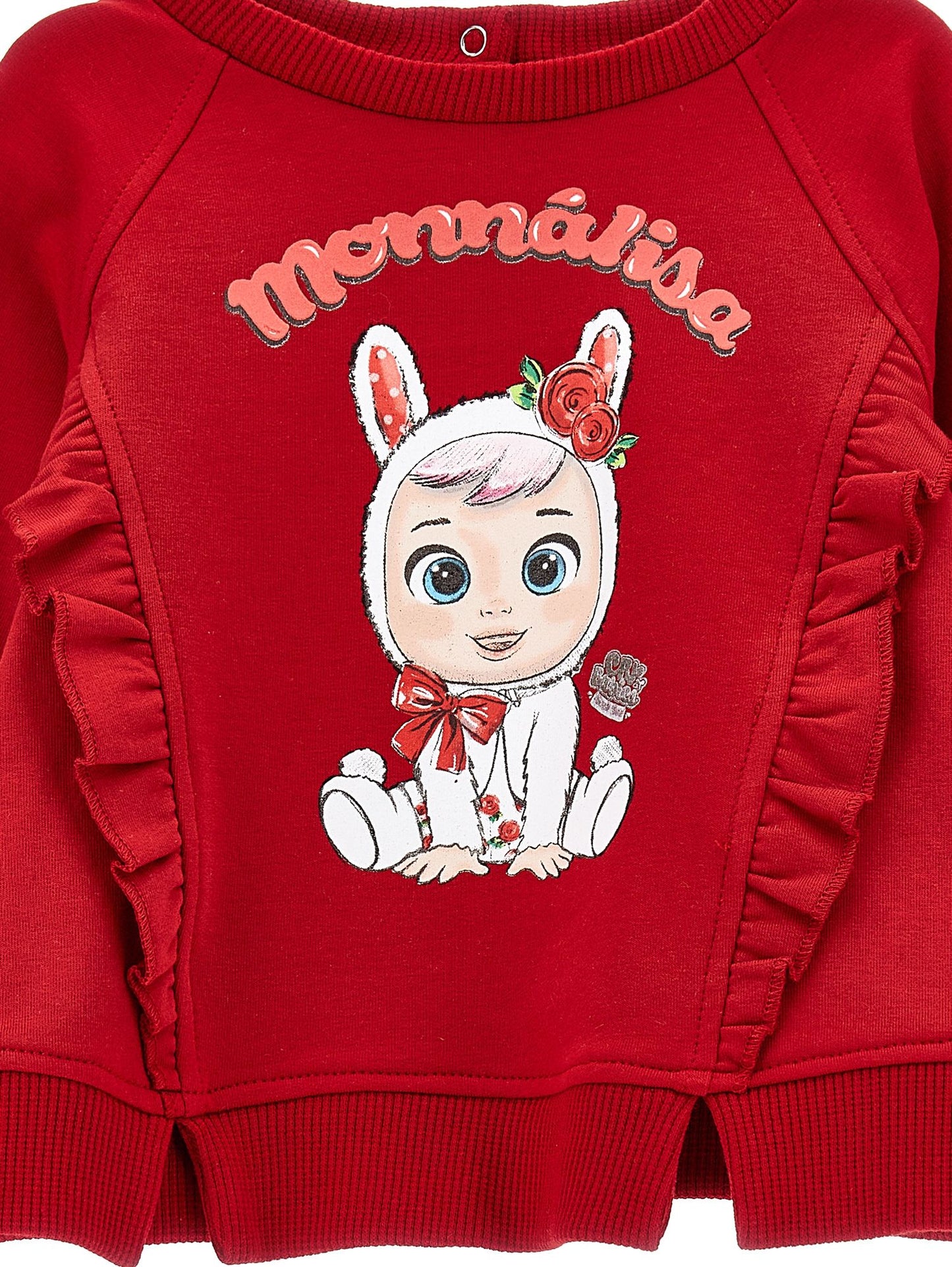 Felpa con rouches Cry Babies