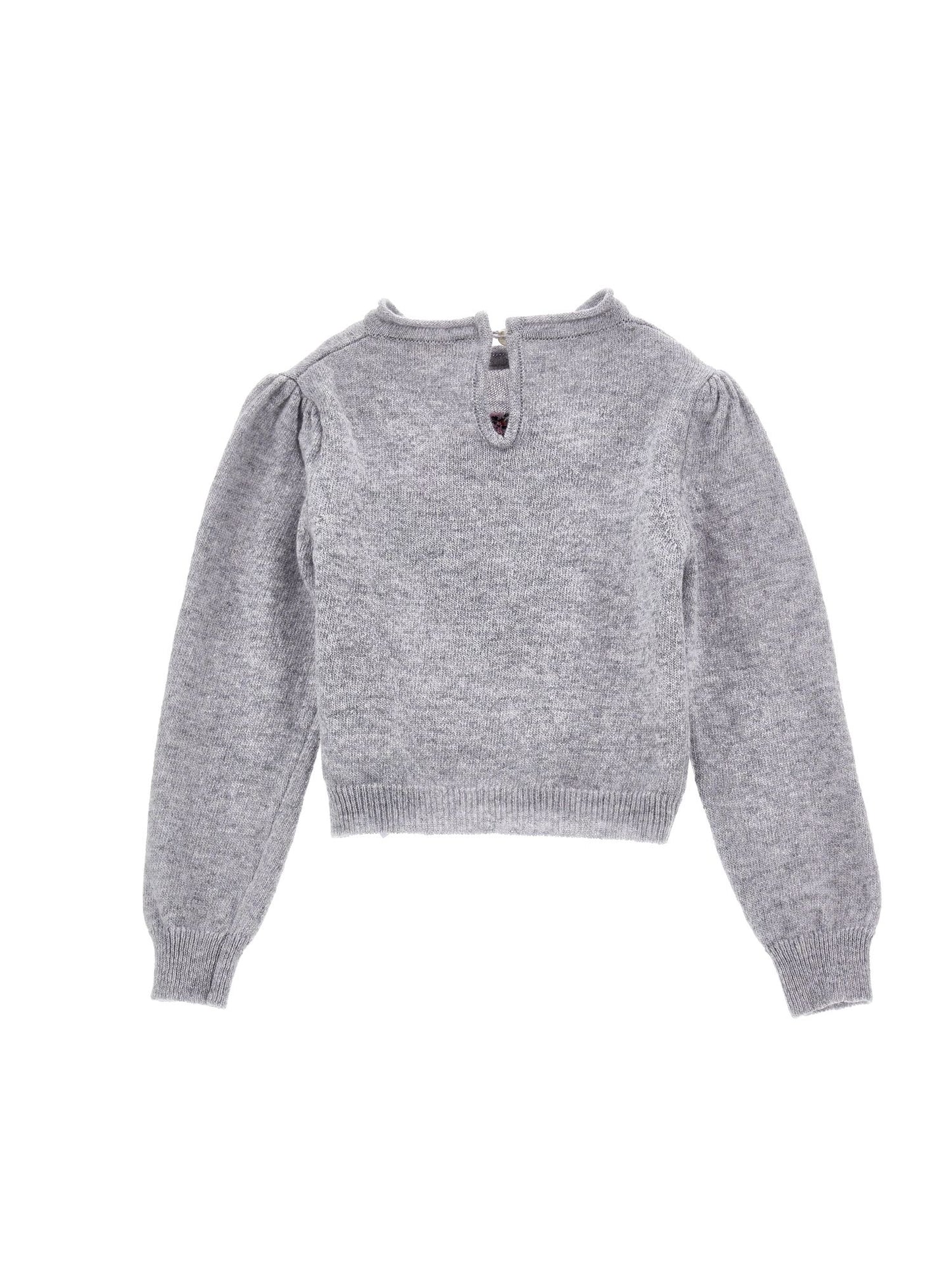 Supersoft sweater with rose