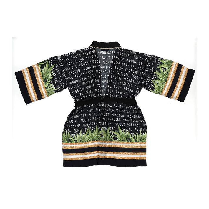 Printed satin jacket