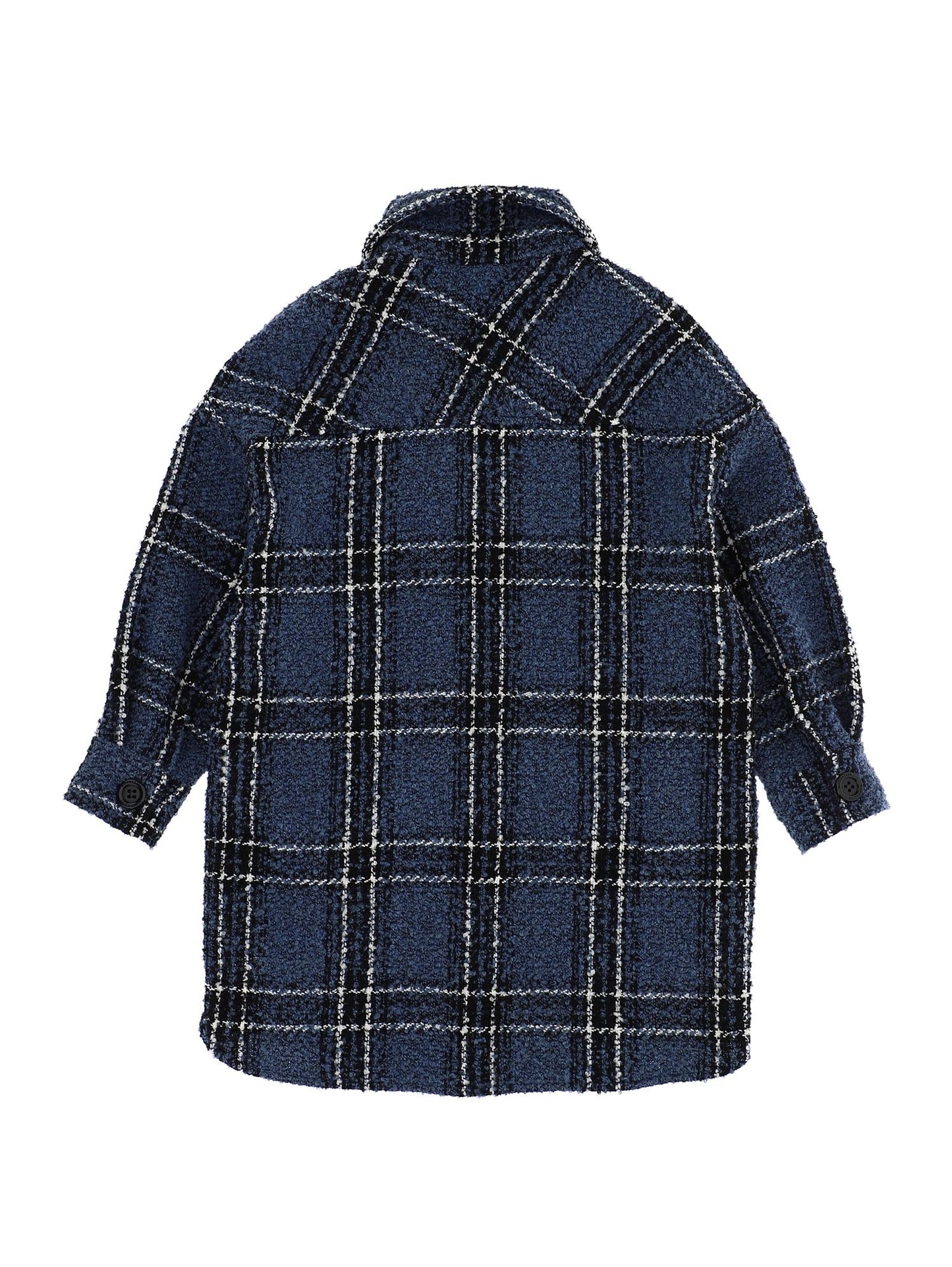 Bouclé shirt jacket