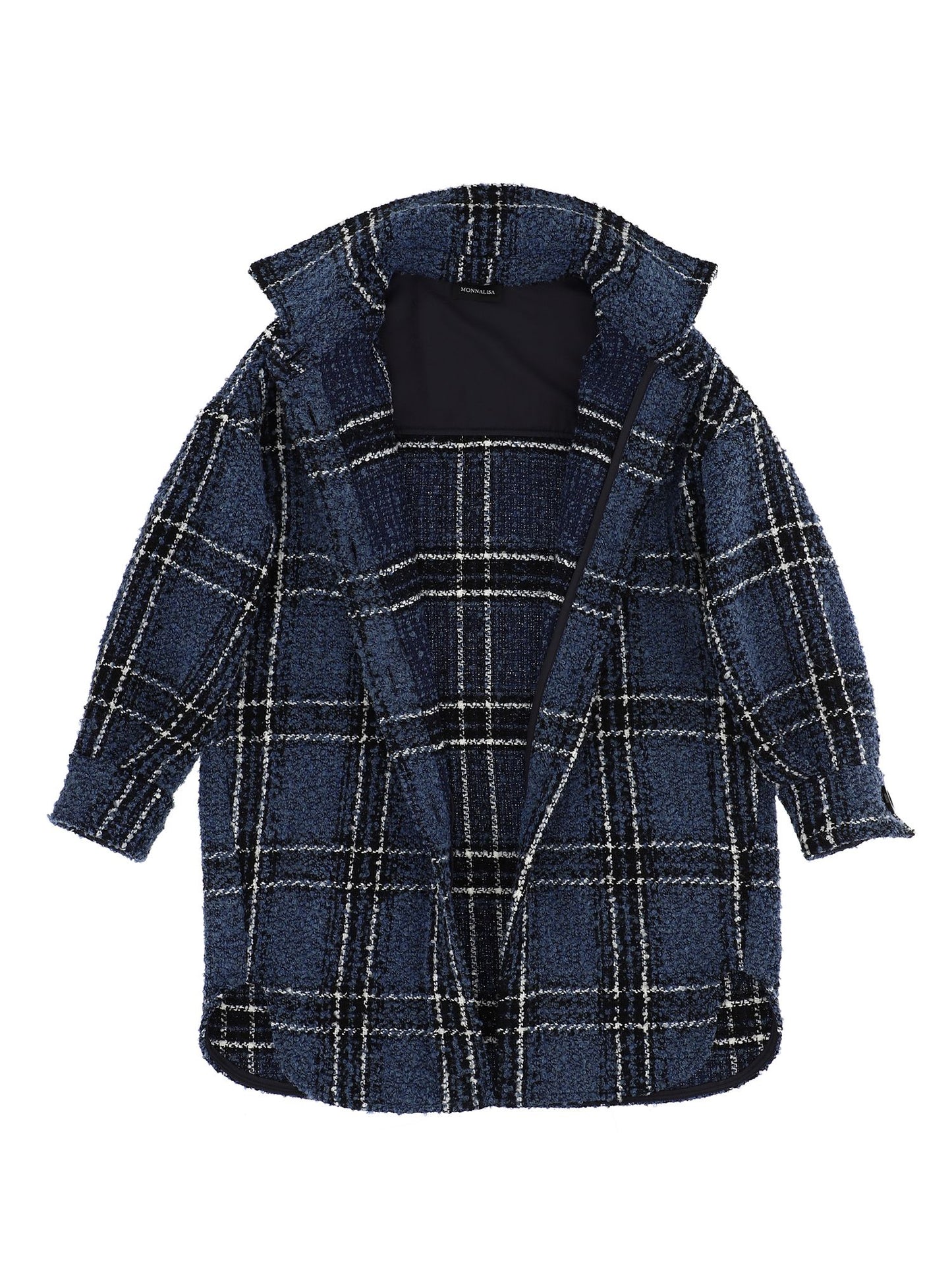 Bouclé shirt jacket