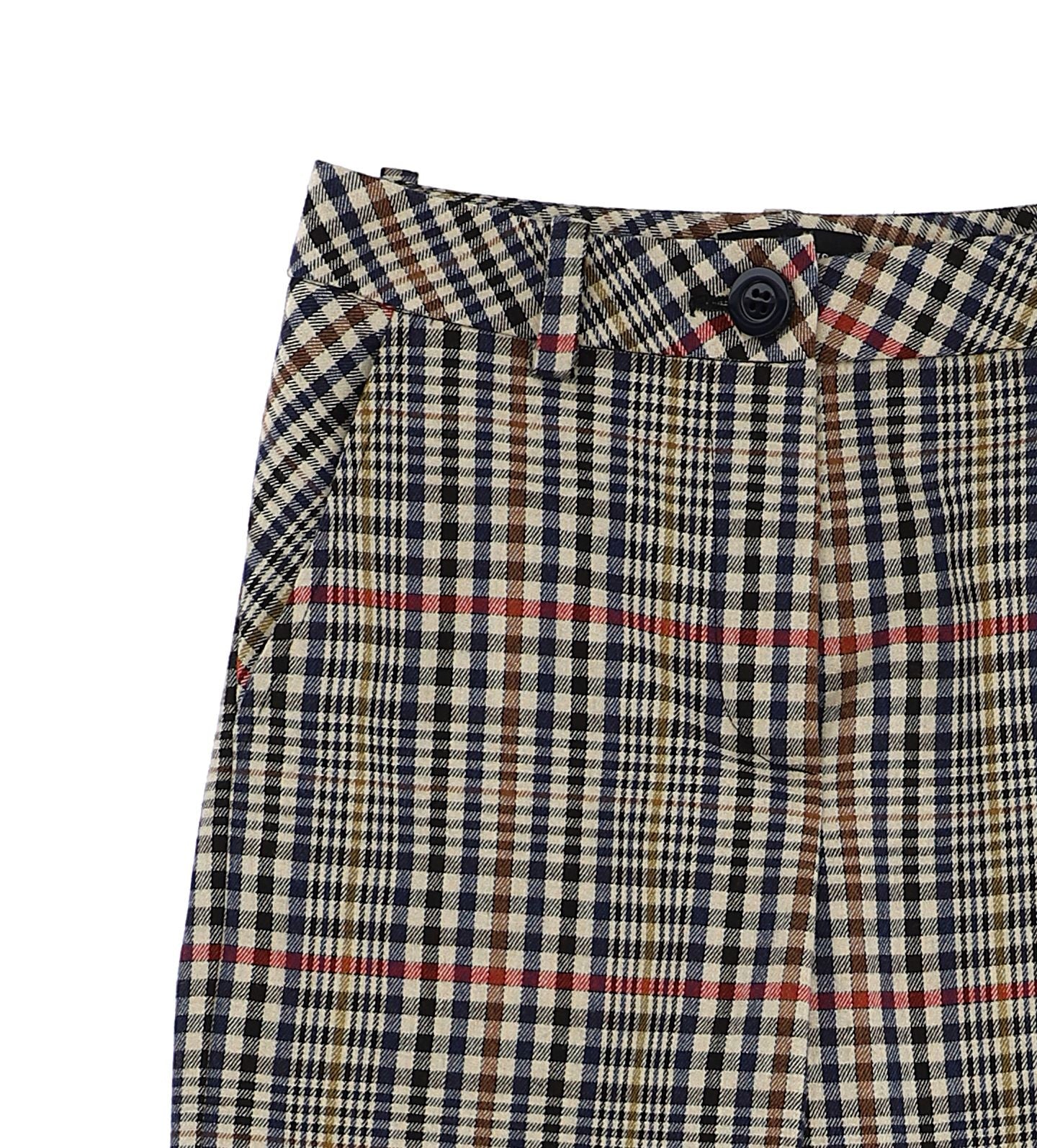 Checked trousers