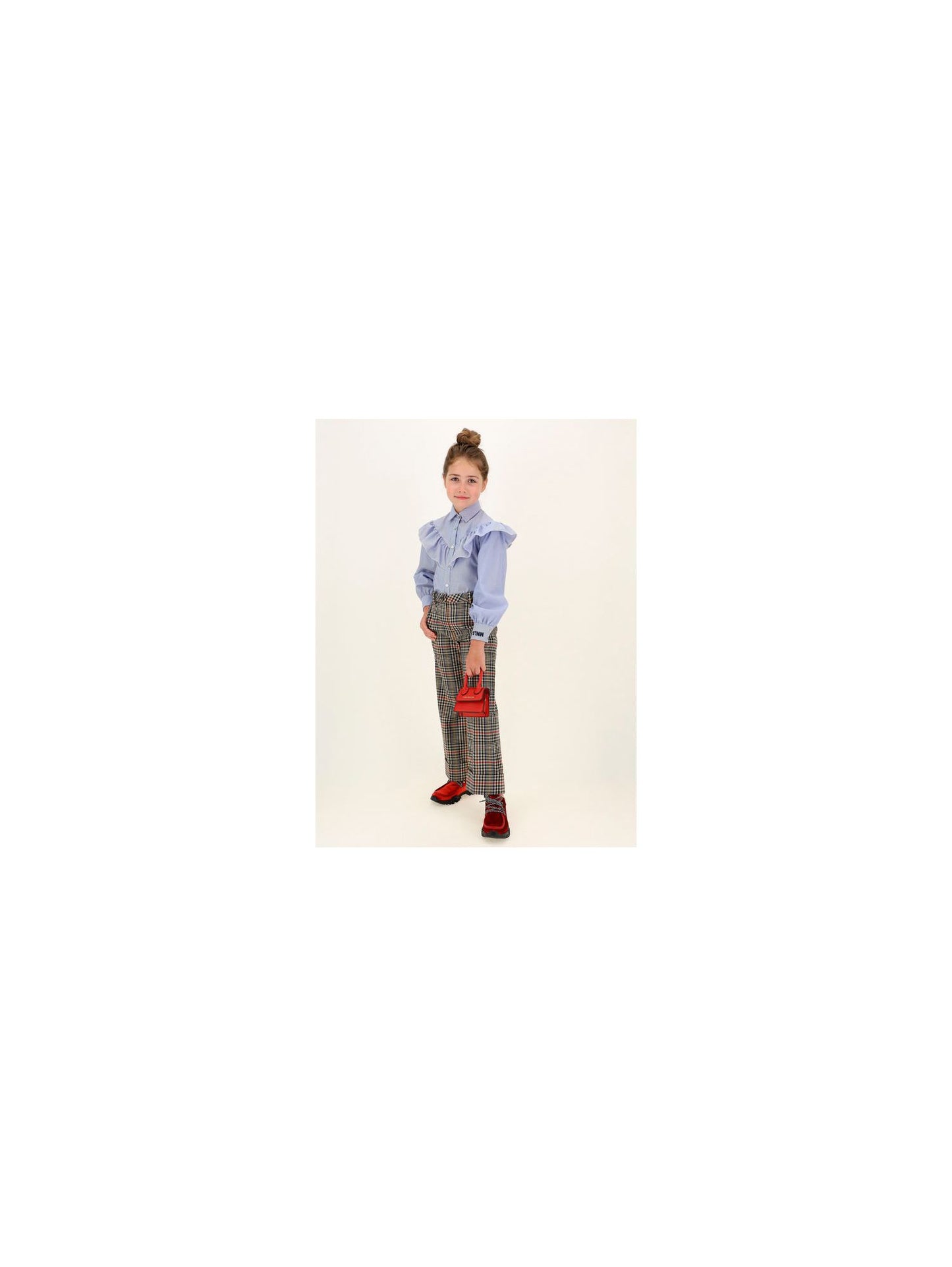 Checked trousers