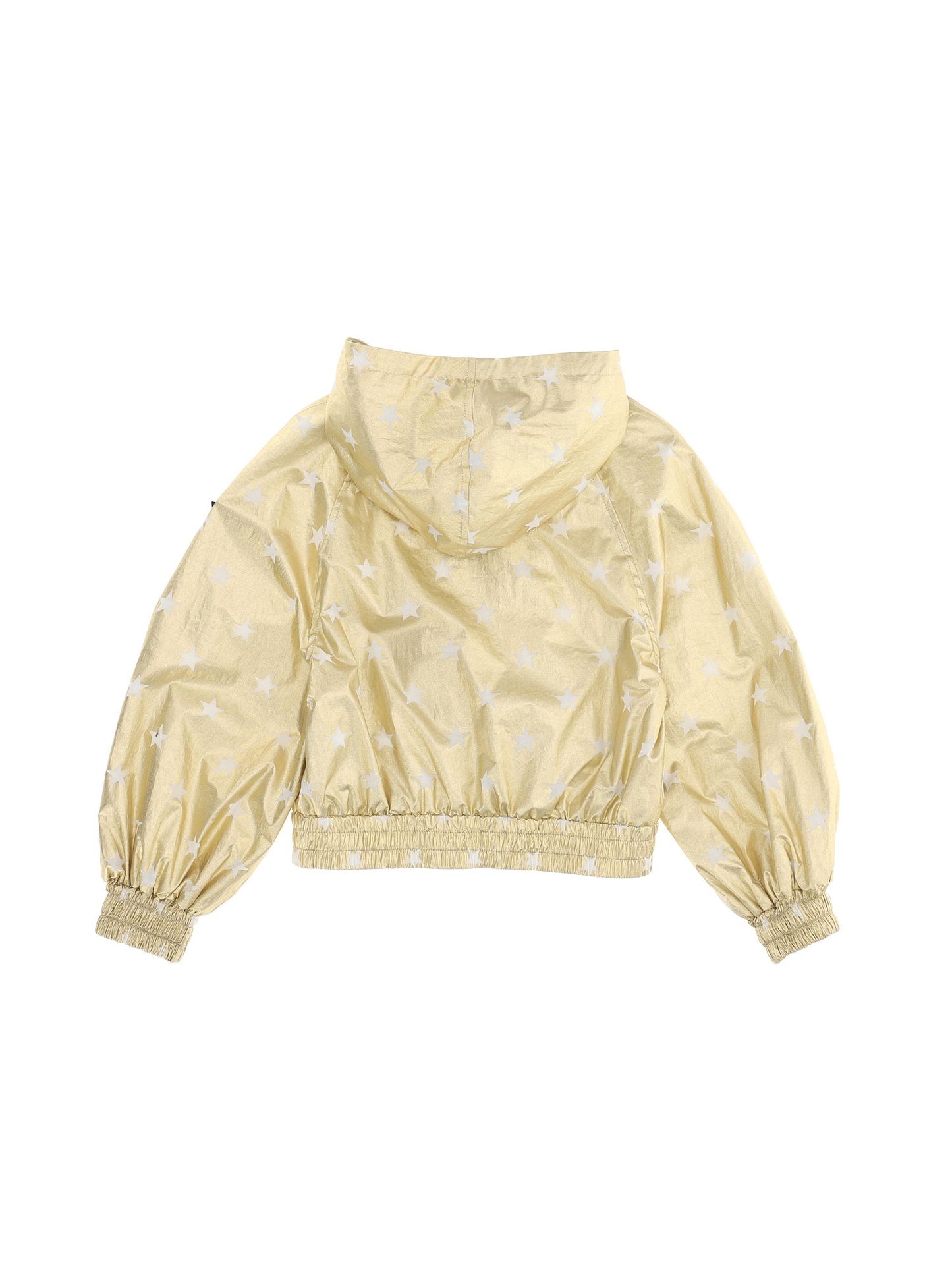 Laminated star windbreaker jacket