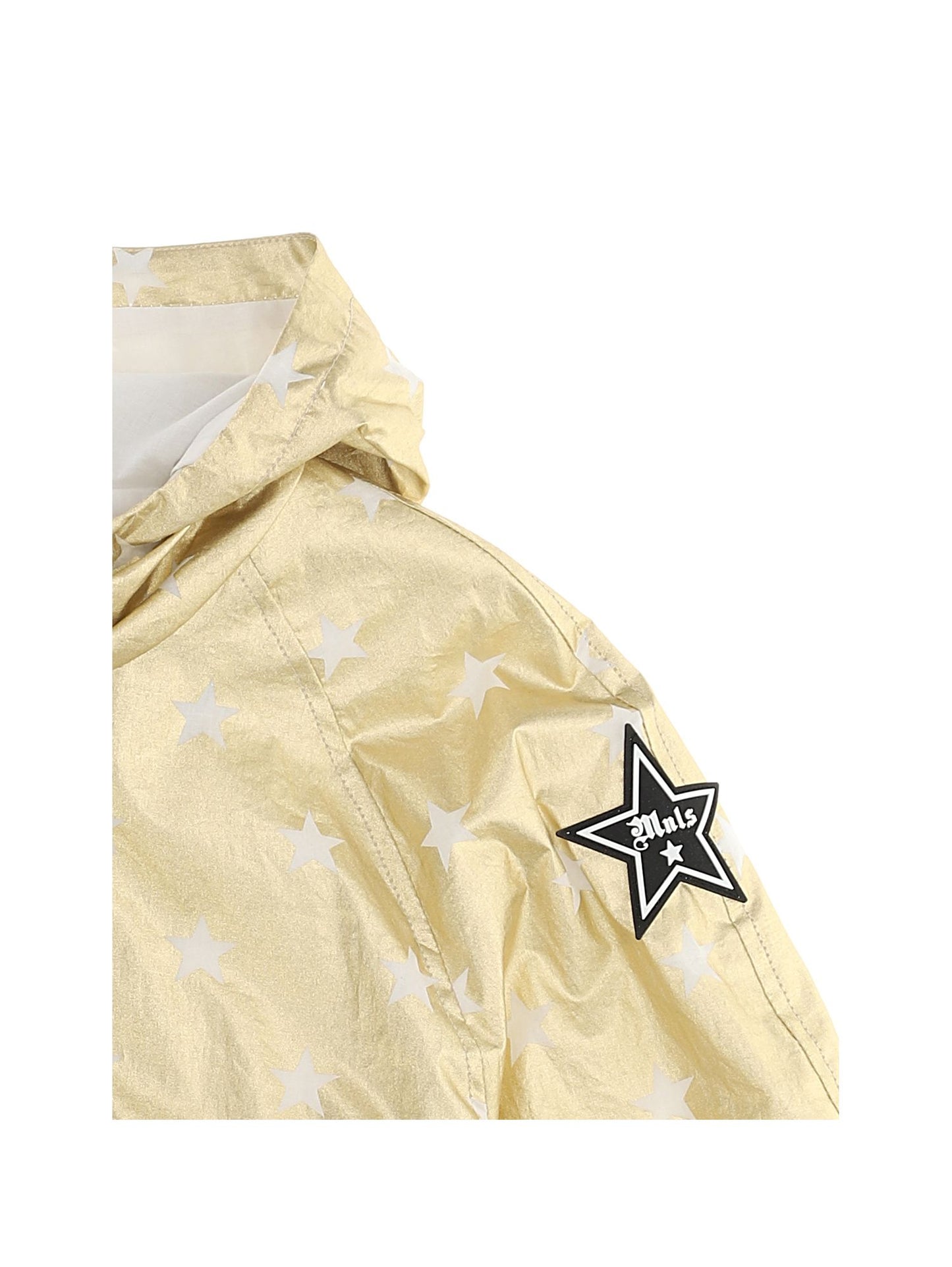 Laminated star windbreaker jacket
