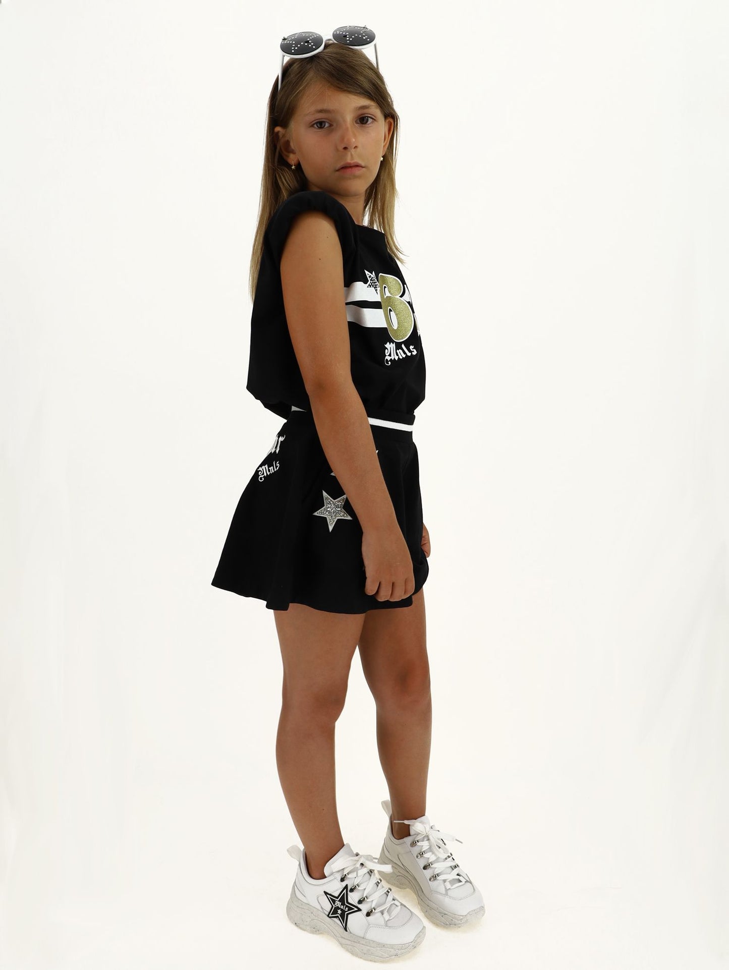 Maxi jersey tank top with shoulder straps