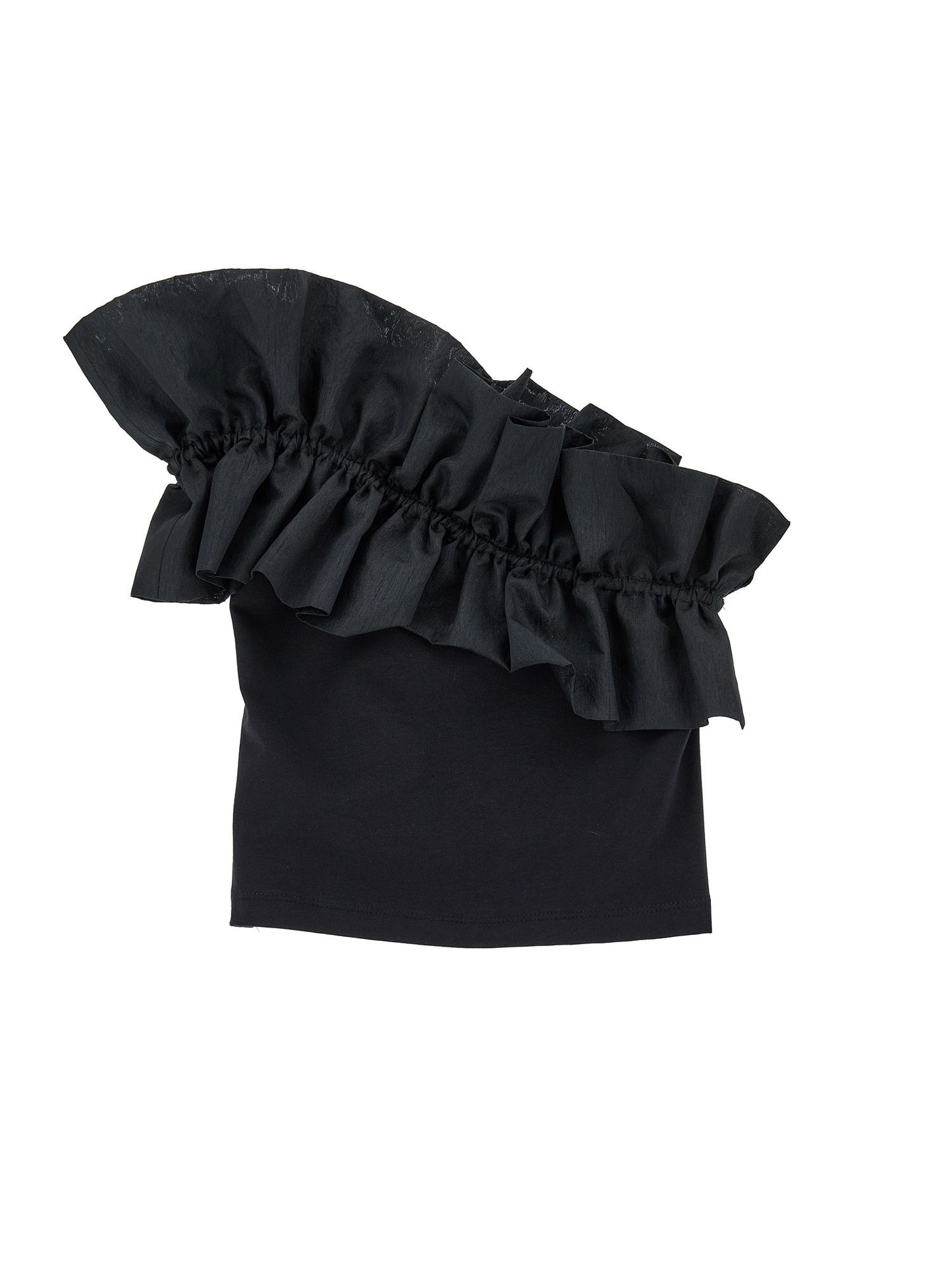 One shoulder jersey top