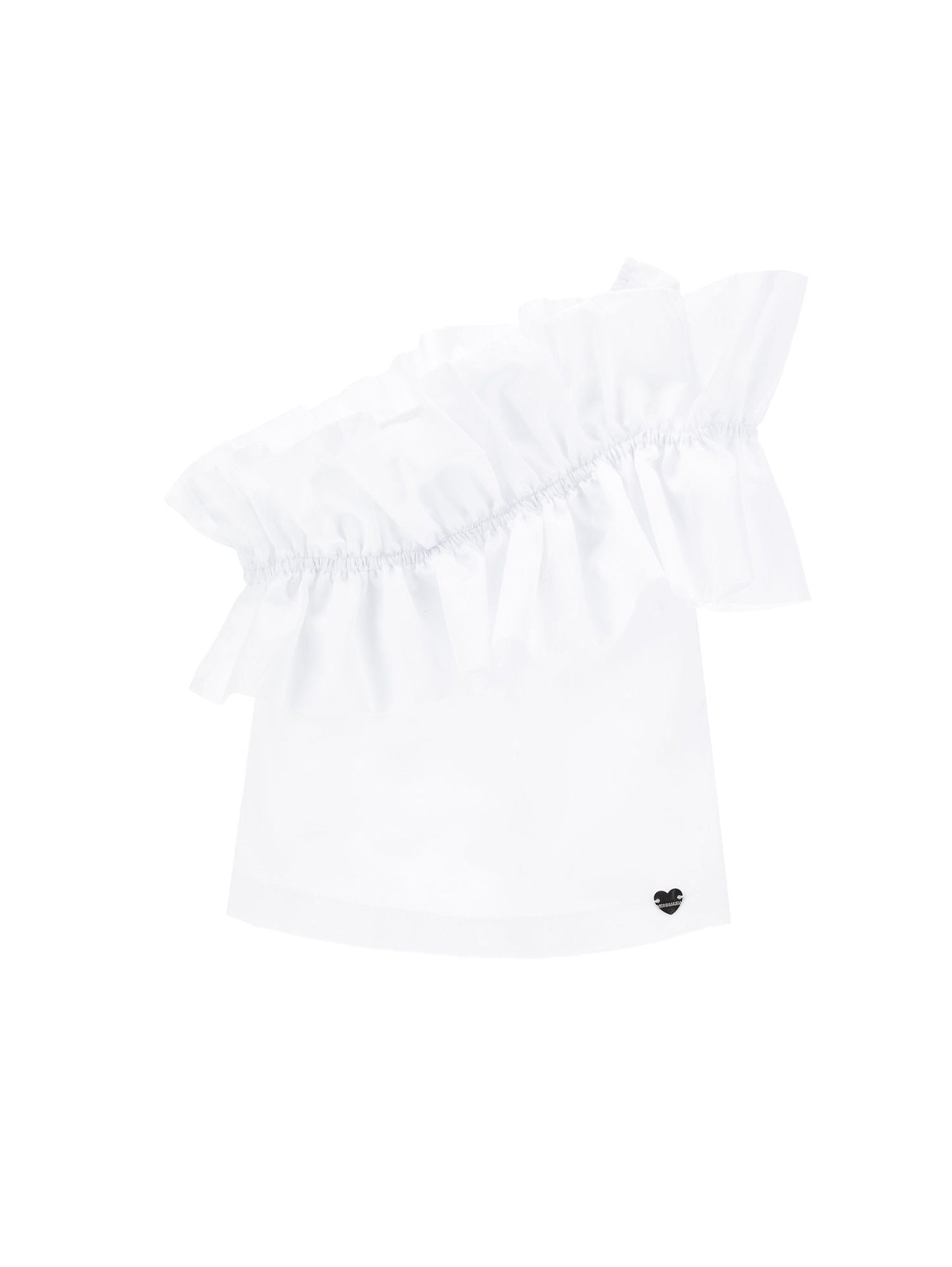 One shoulder jersey top