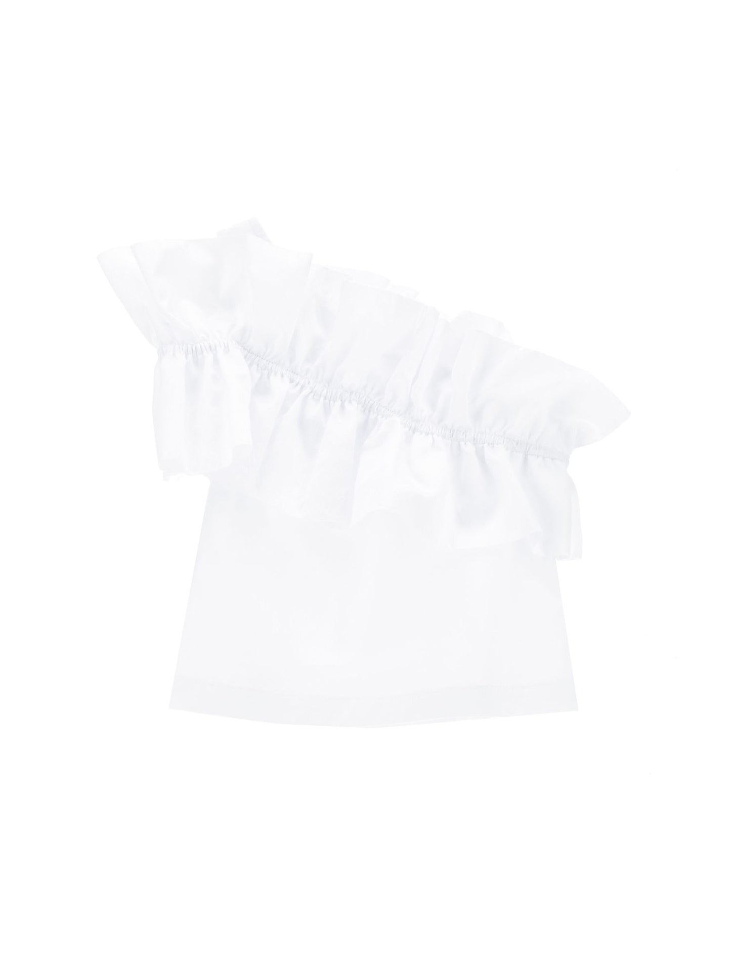 One shoulder jersey top