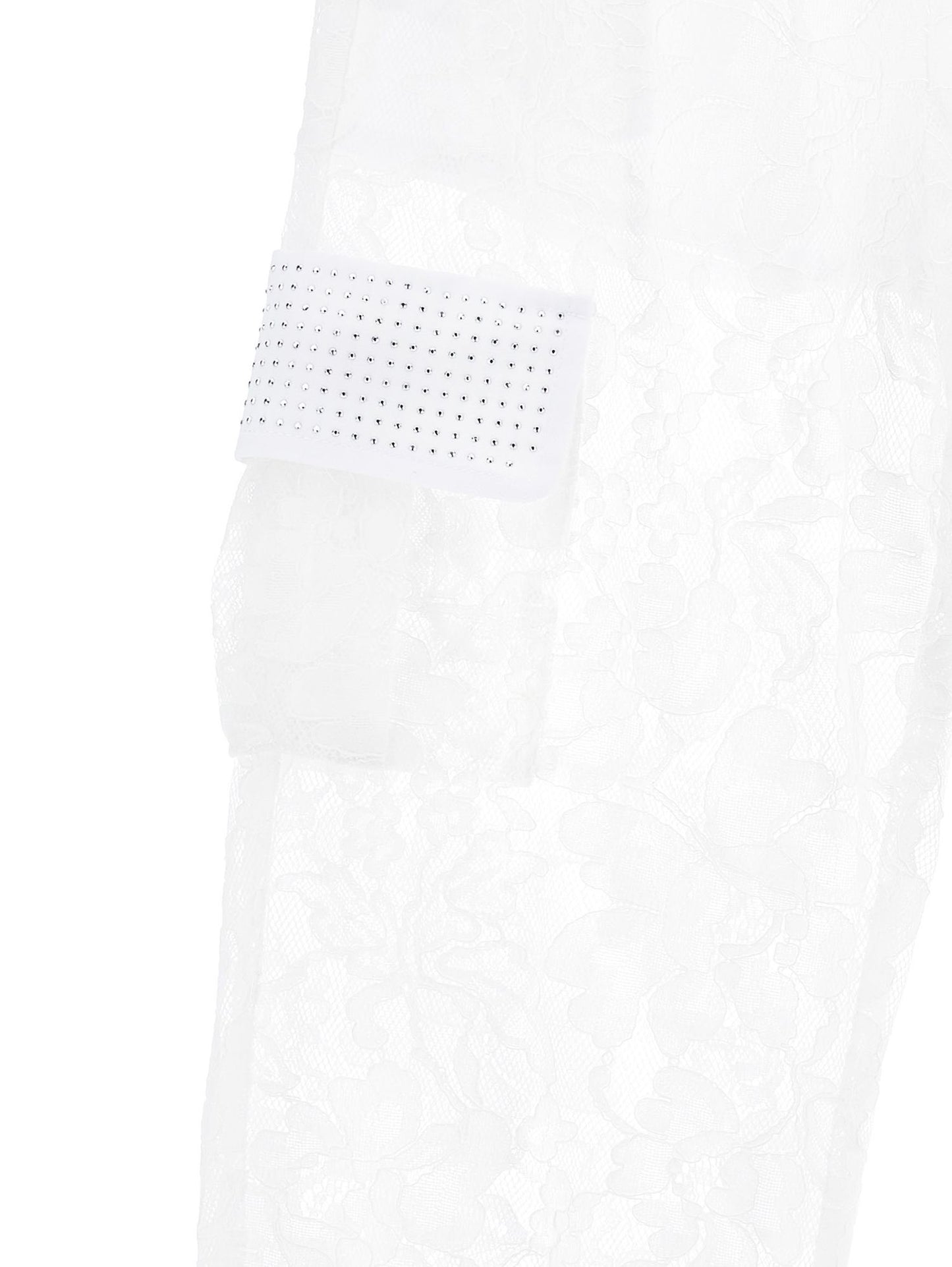 Rebrodé lace cargo trousers