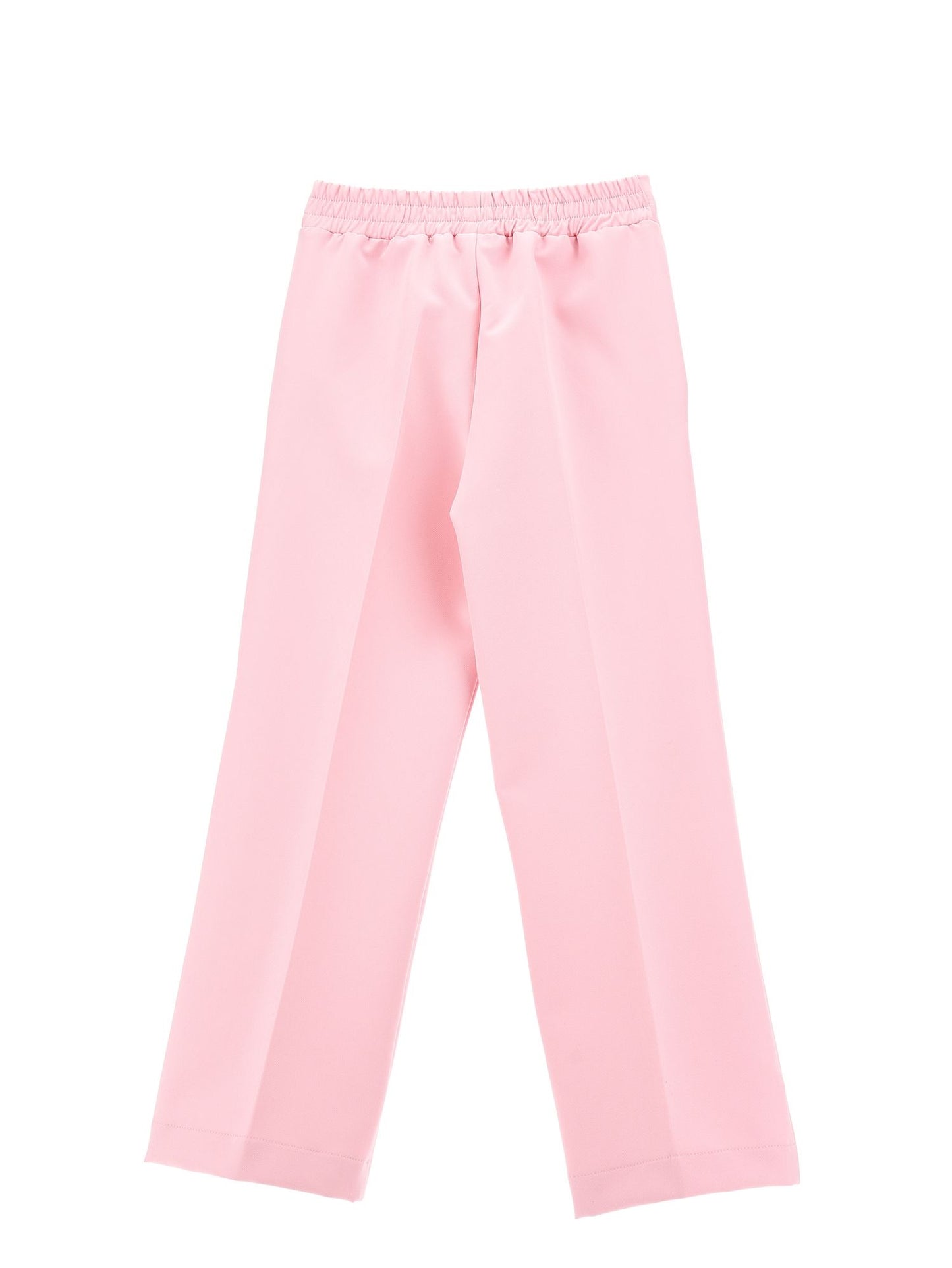 Palazzo-style crepe trousers