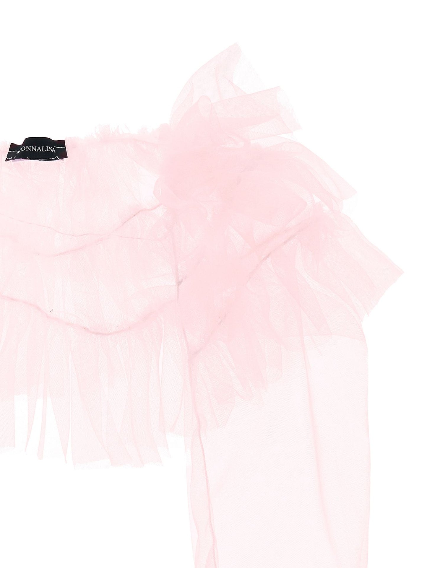 Coprispalle tulle mano seta