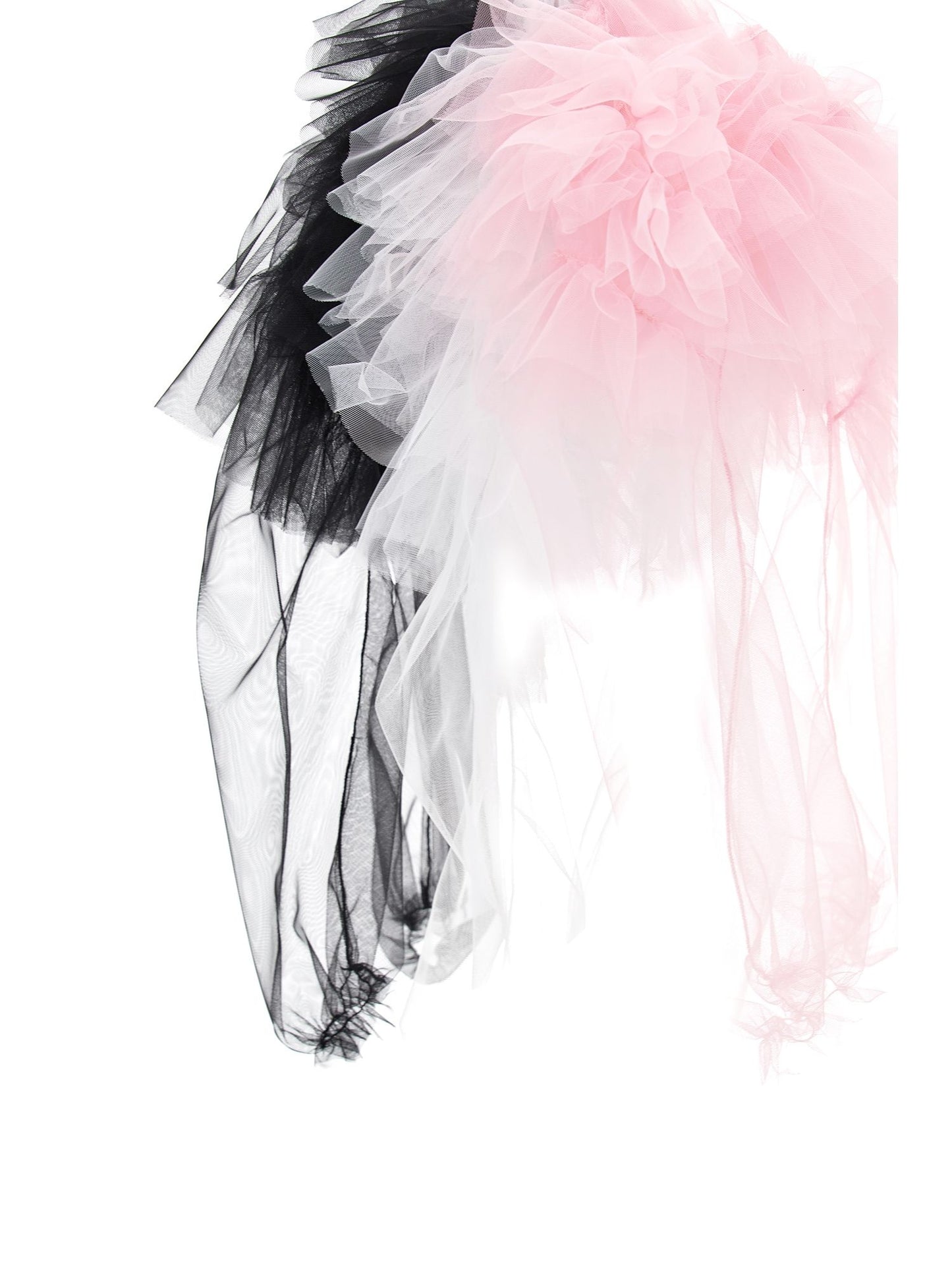 Coprispalle tulle mano seta